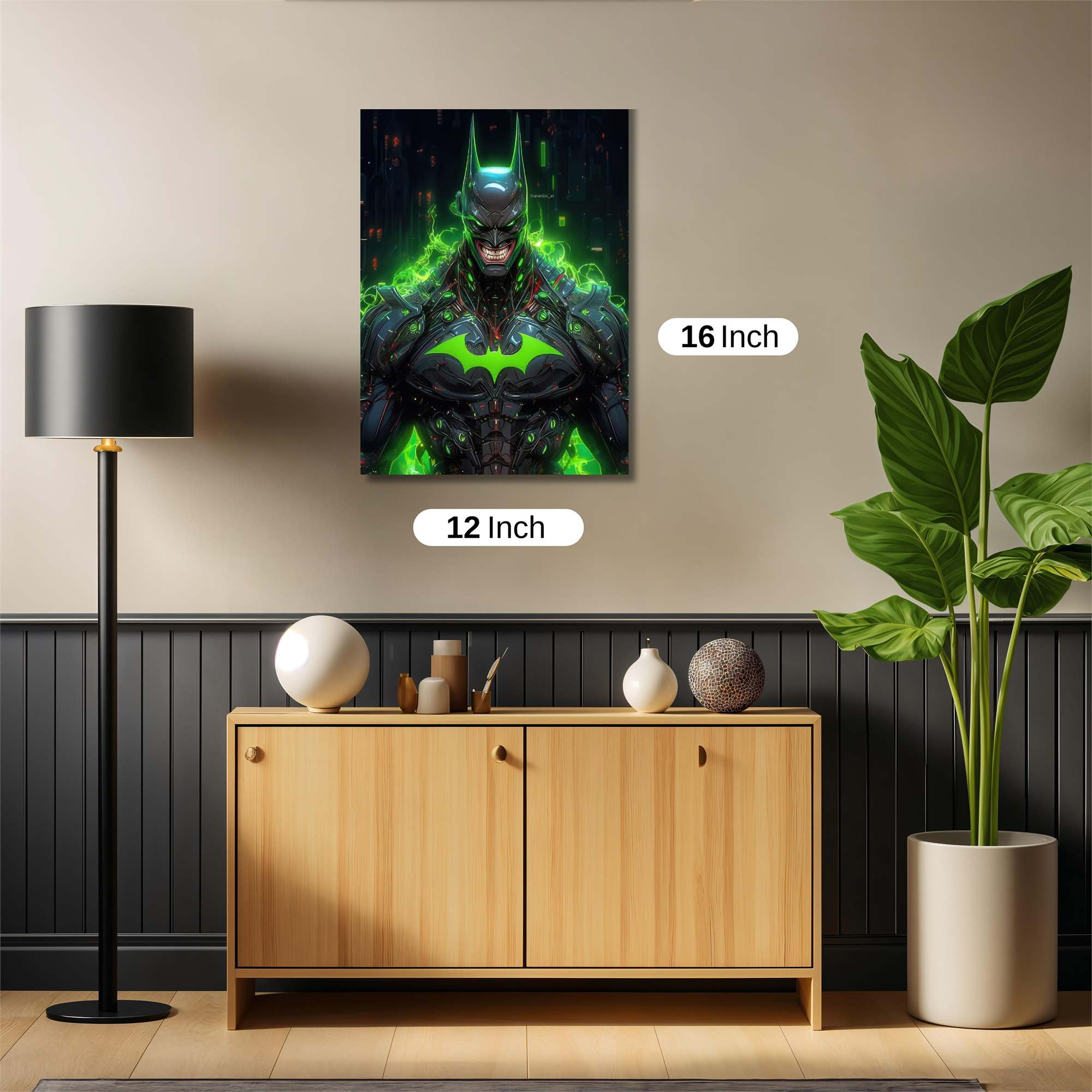 Batman Menacing Safe Wall Magnetic / M