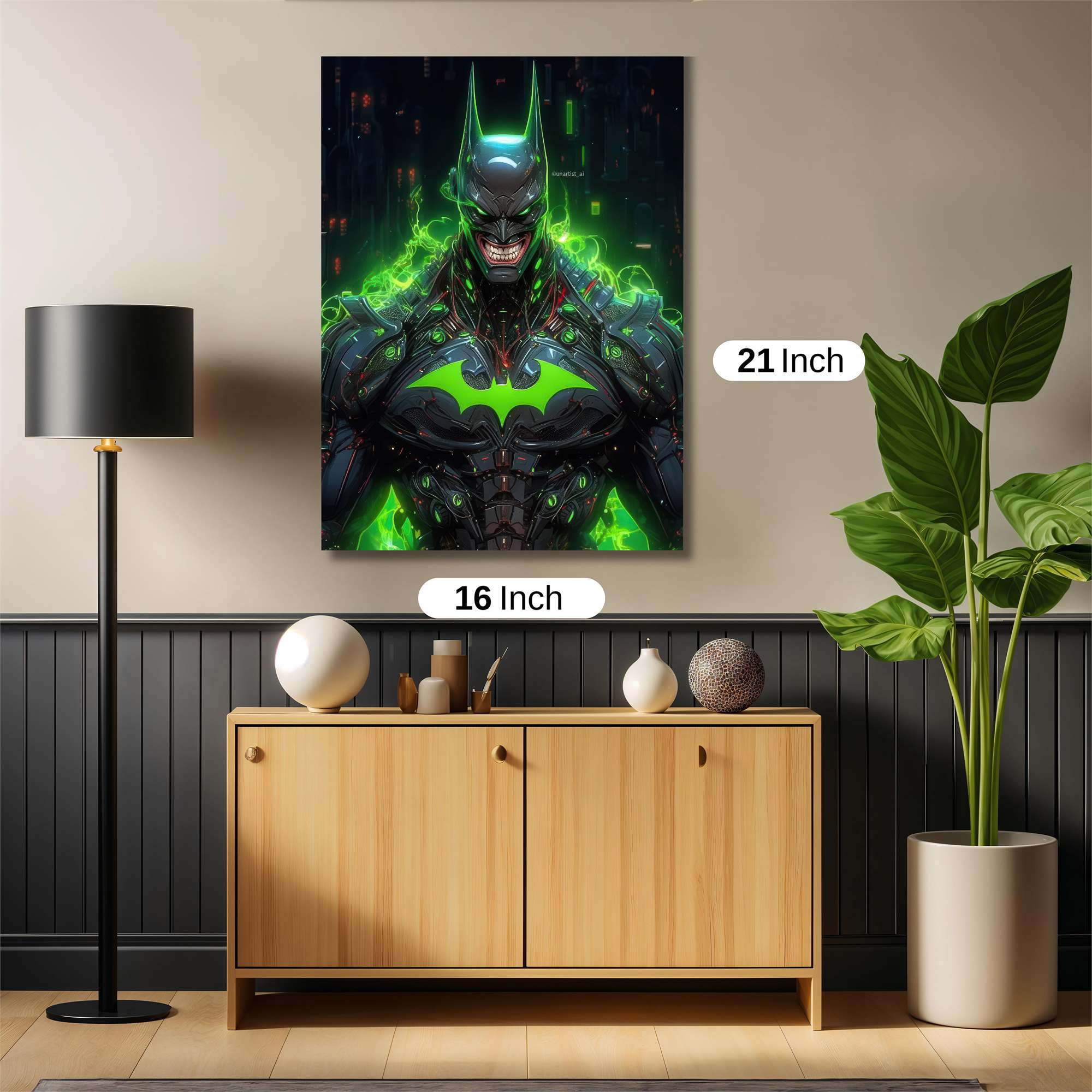 Batman Menacing Safe Wall Magnetic / M