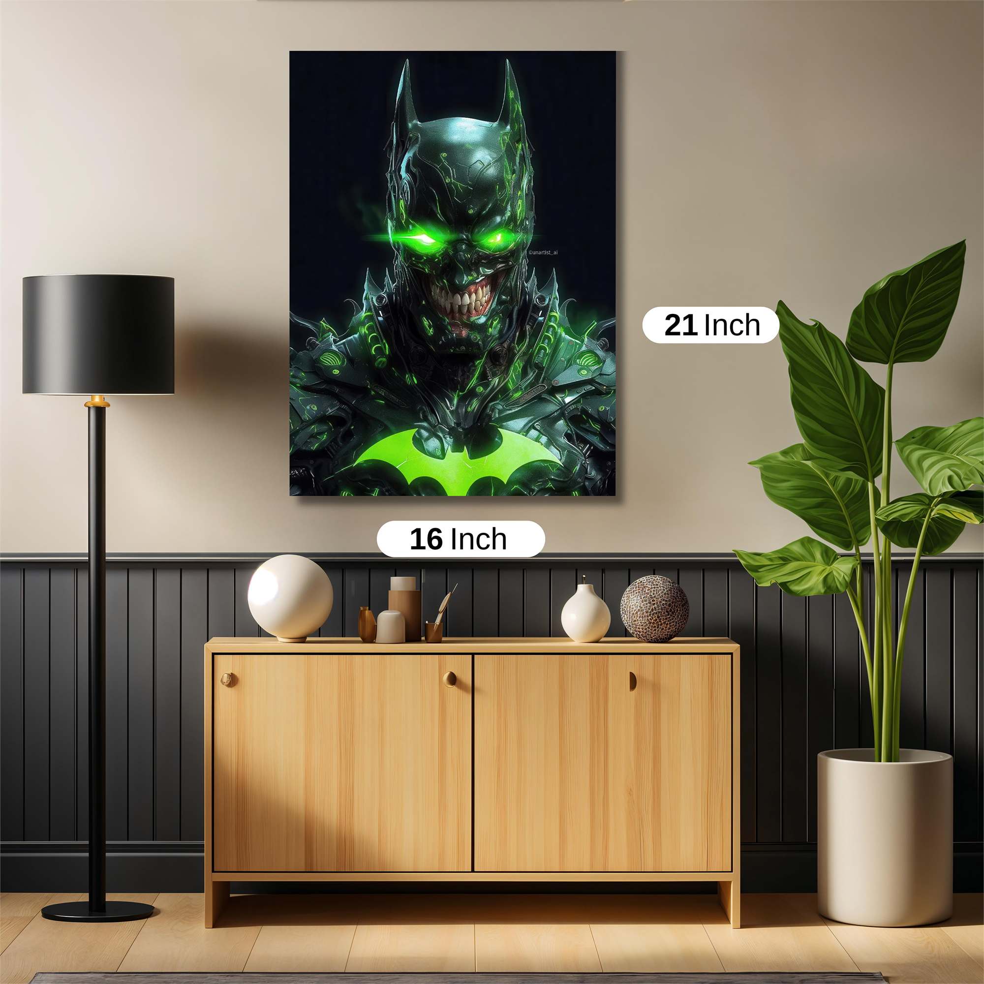 Venomized Batman Safe Wall Magnetic / M