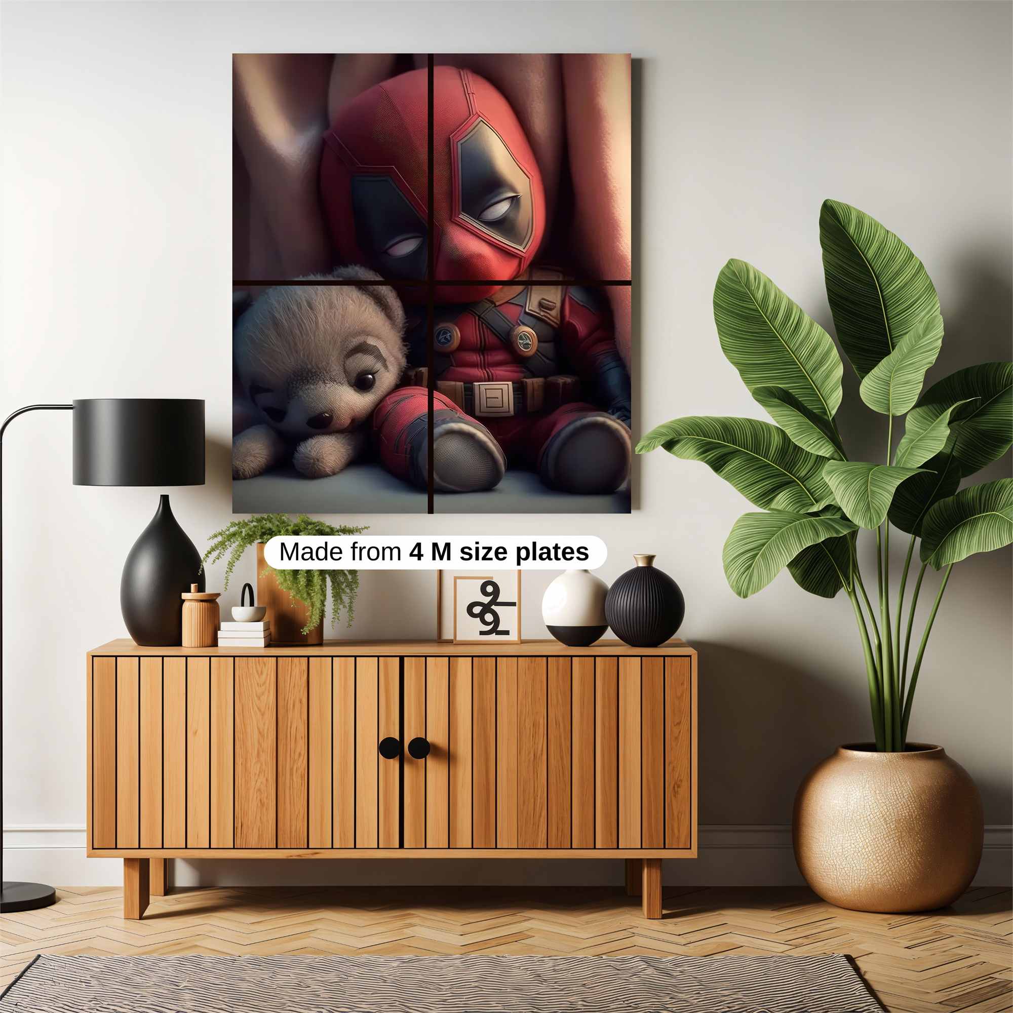 Deadpool Snuggles Safe Wall Magnetic / M