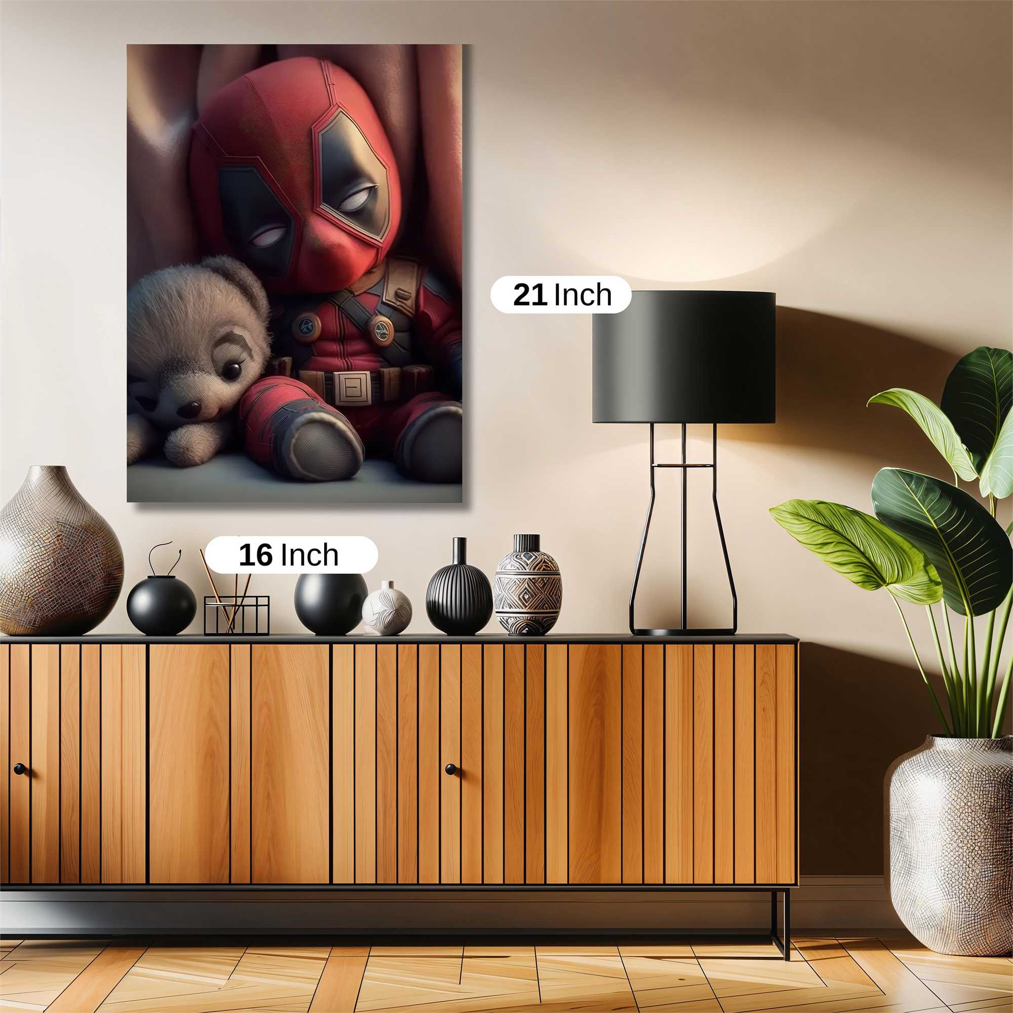 Deadpool Snuggles Safe Wall Magnetic / M