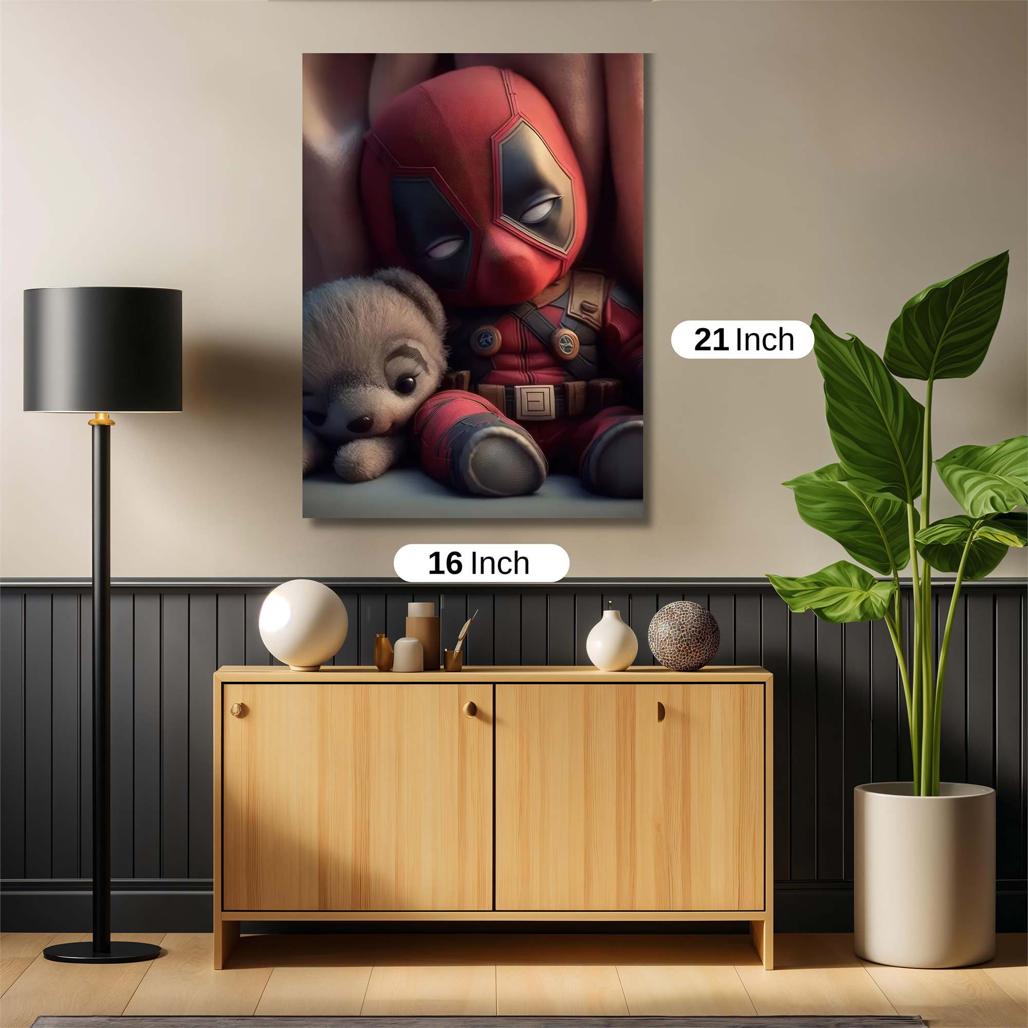 Deadpool Snuggles Safe Wall Magnetic / M