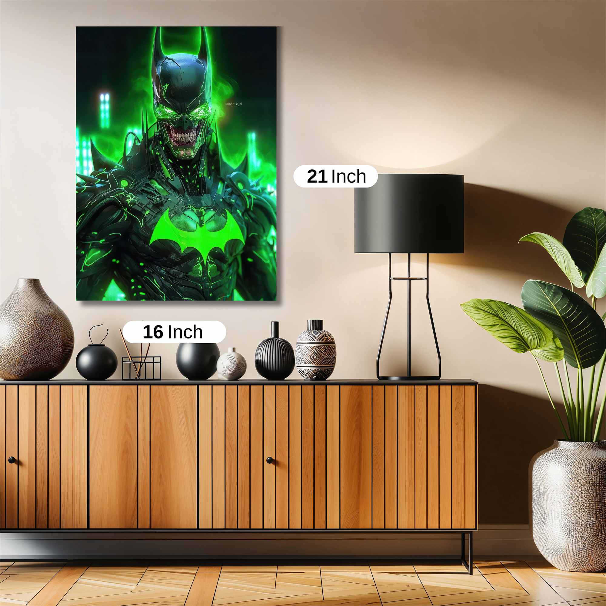 Venomized Batman Safe Wall Magnetic / M