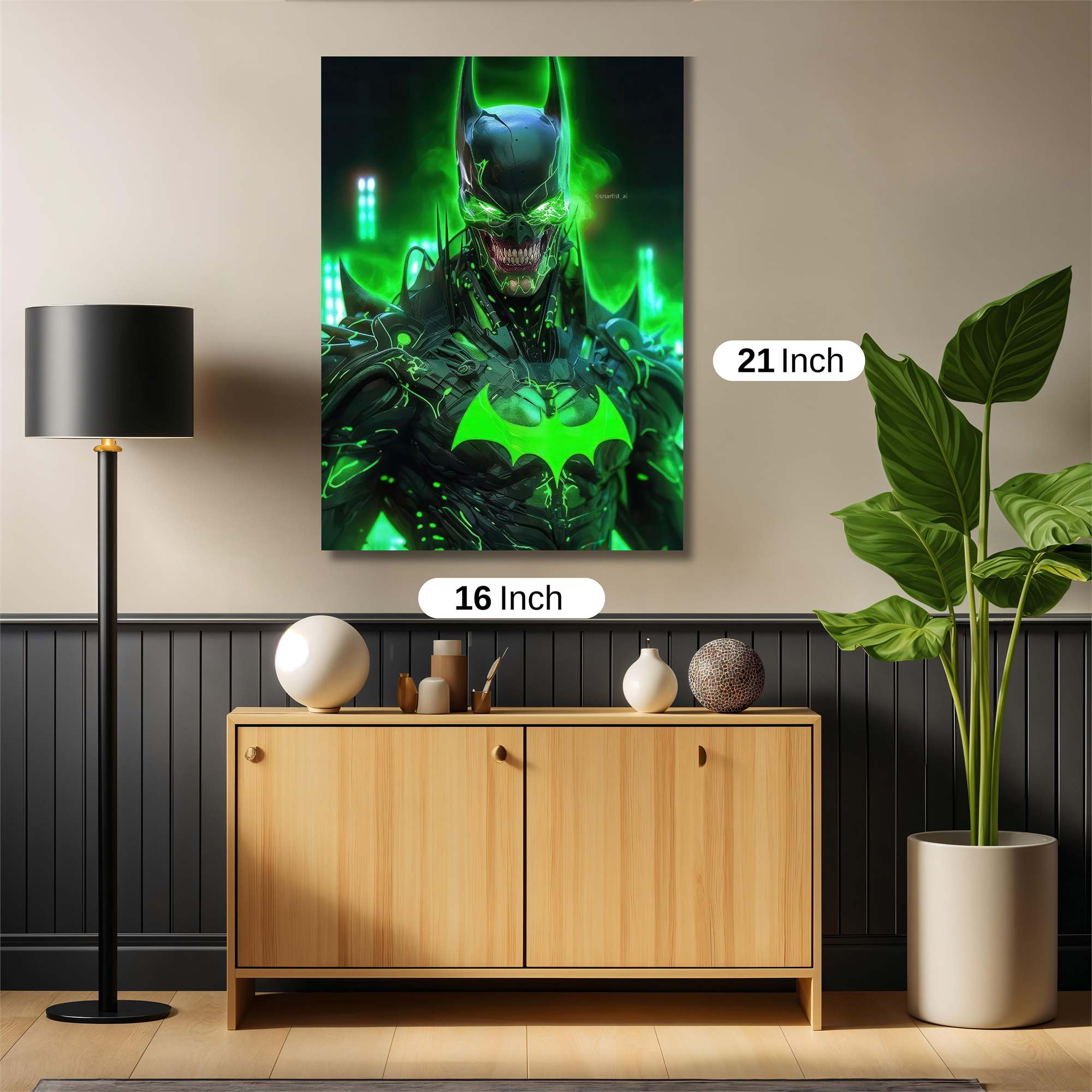 Venomized Batman Safe Wall Magnetic / M