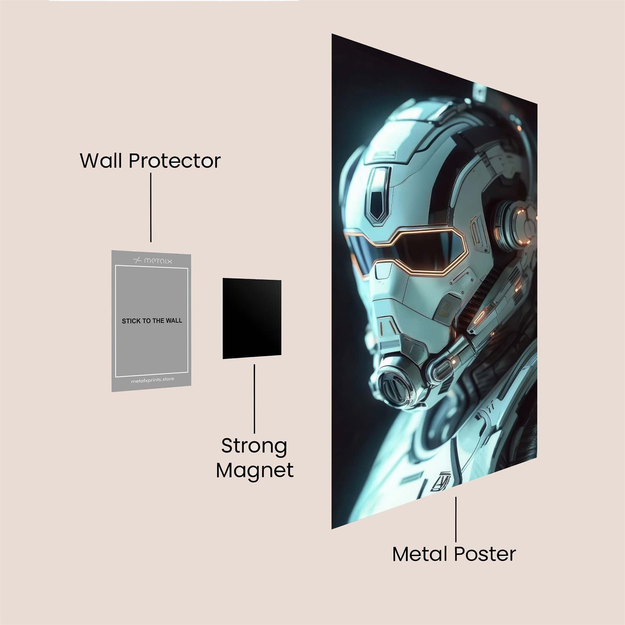 IronGuardian Safe Wall Magnetic / M