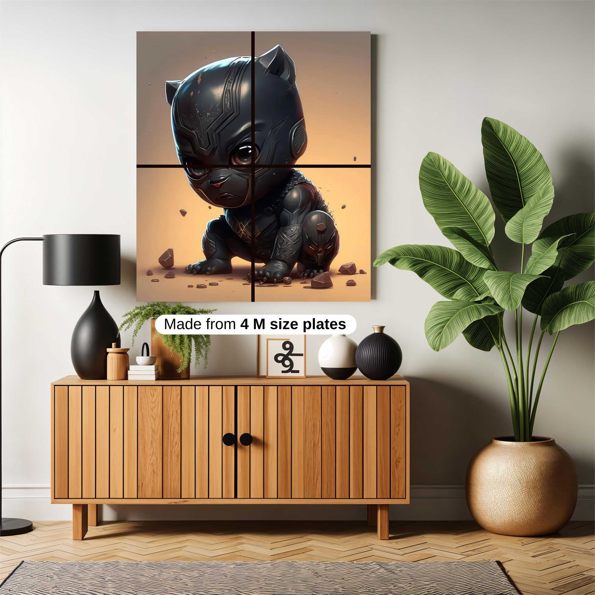 Panther Cub Safe Wall Magnetic / M