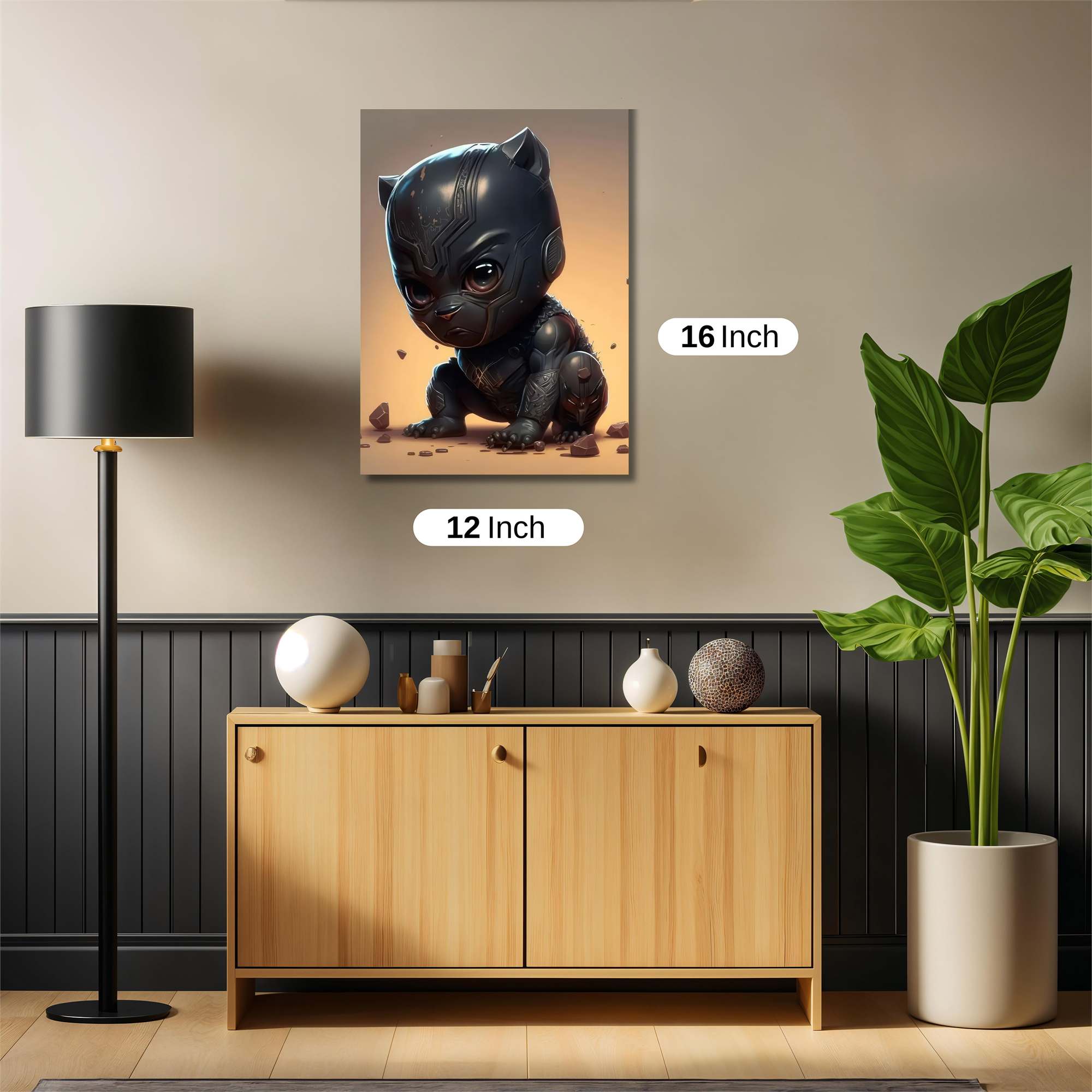 Panther Cub Safe Wall Magnetic / M