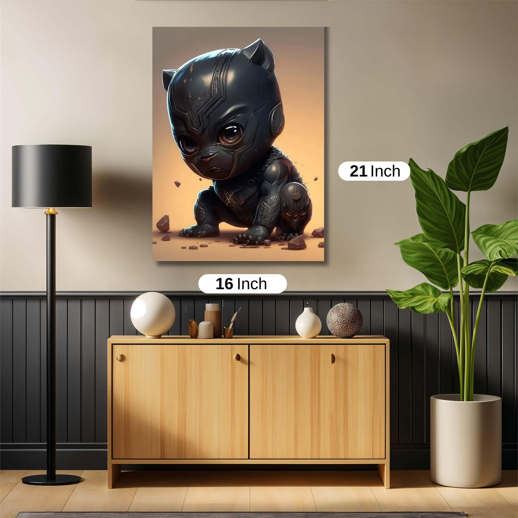 Panther Cub Safe Wall Magnetic / M