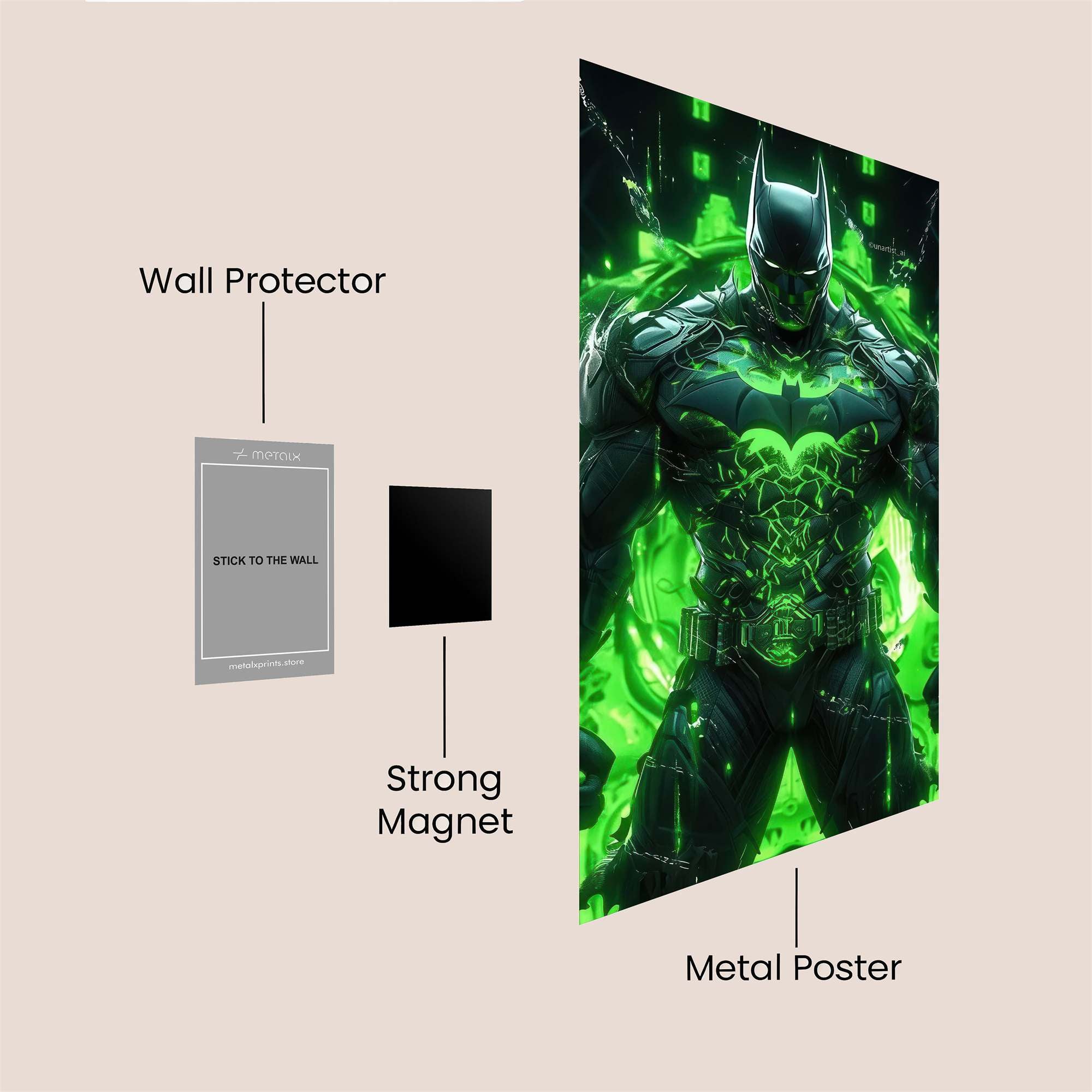Batman Toxic Safe Wall Magnetic / M