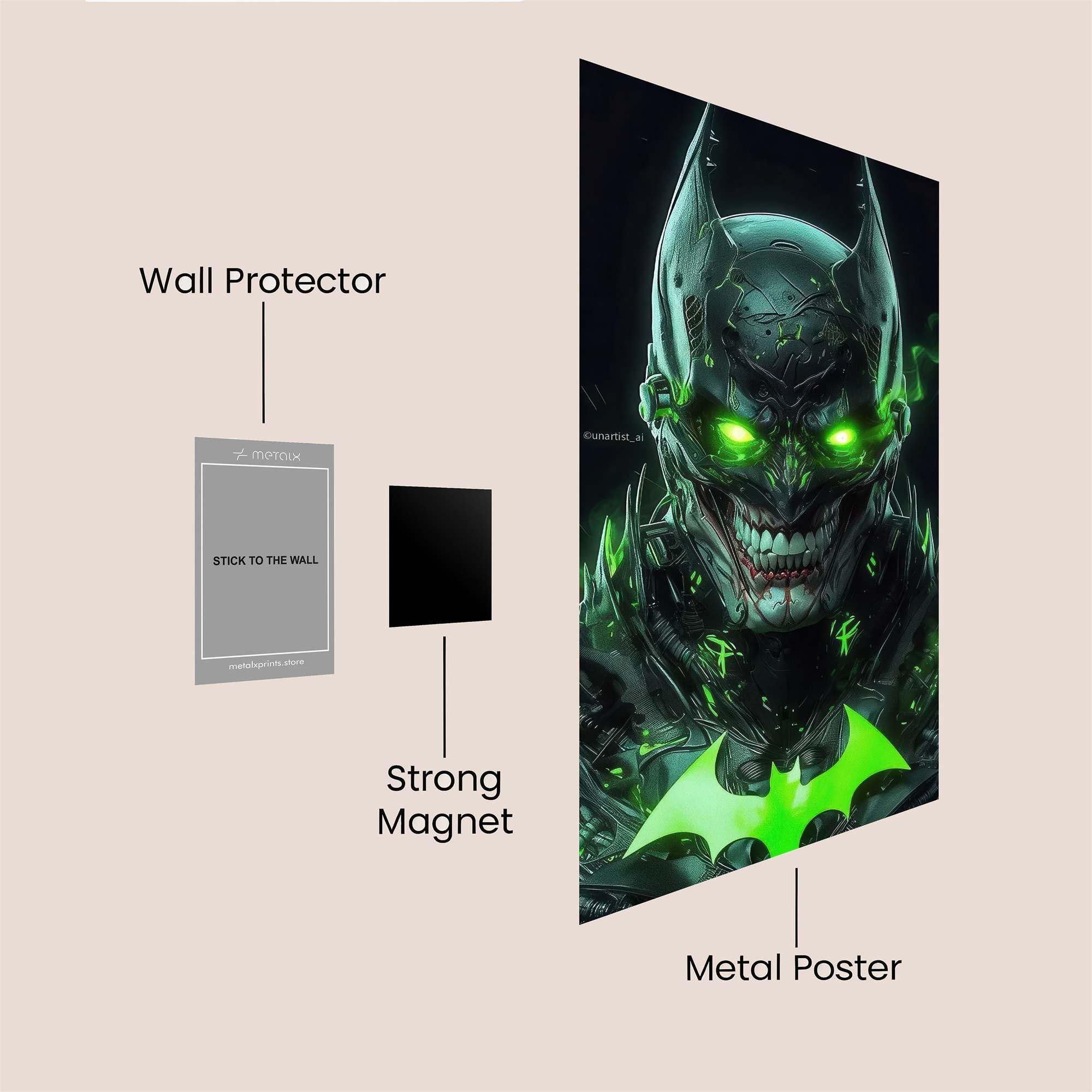 Batman Corrupted Safe Wall Magnetic / M