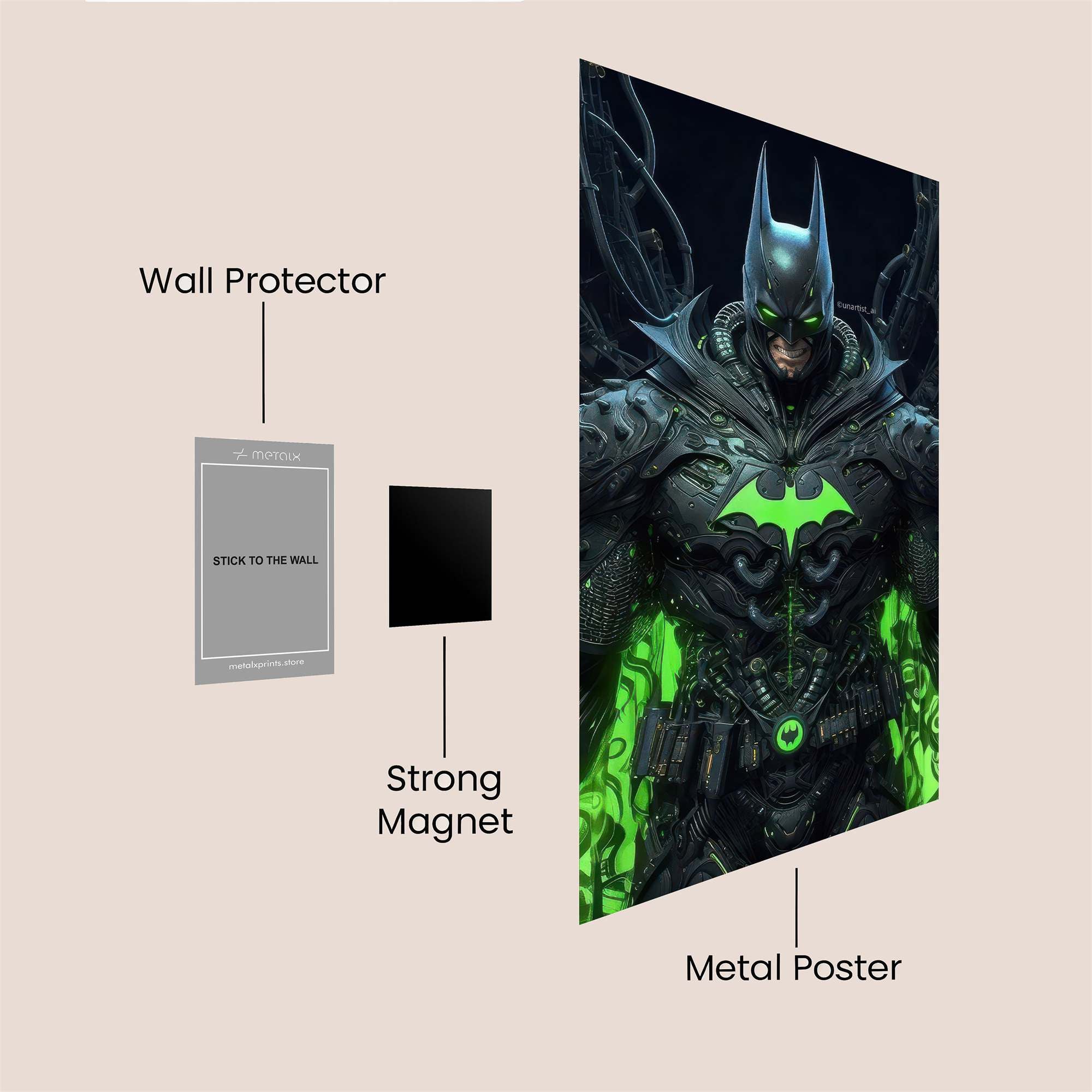 Batman Sinister Safe Wall Magnetic / M