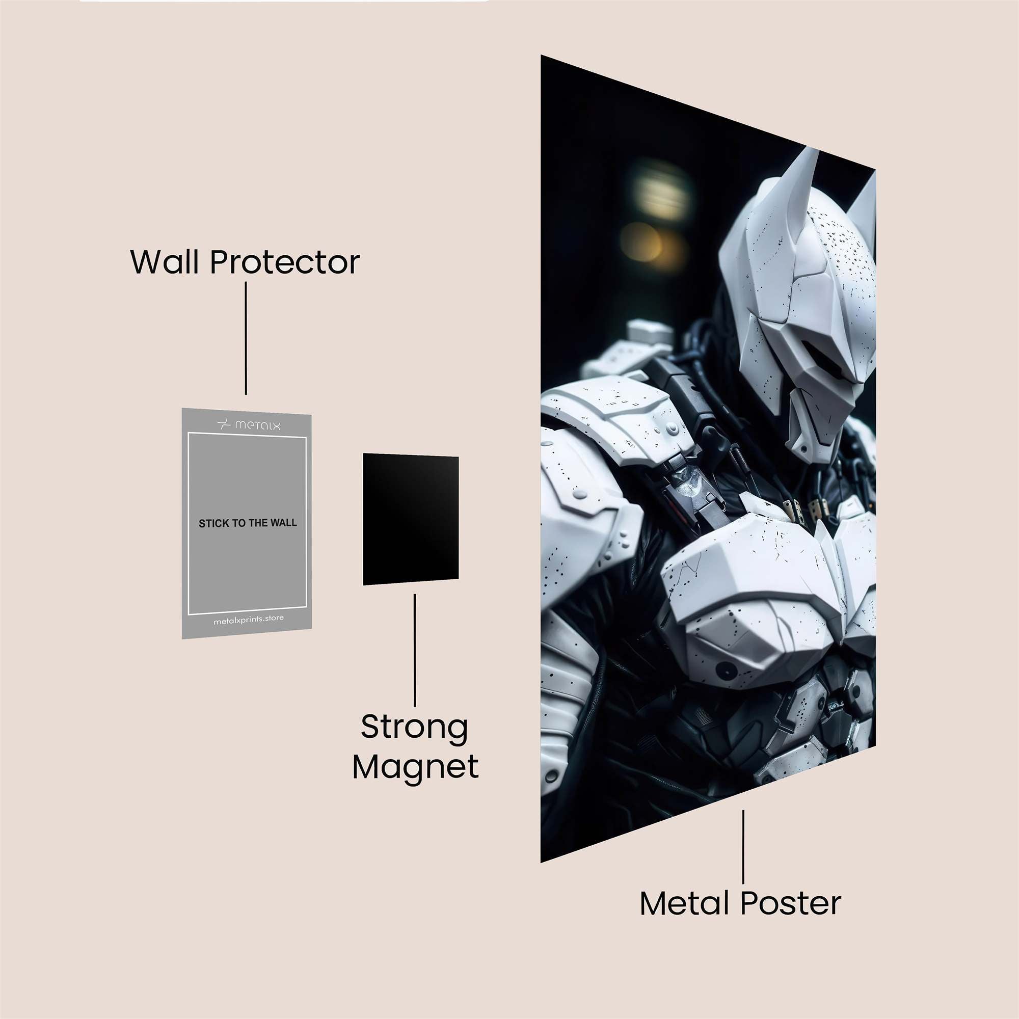 Batman Gloomy Safe Wall Magnetic / M
