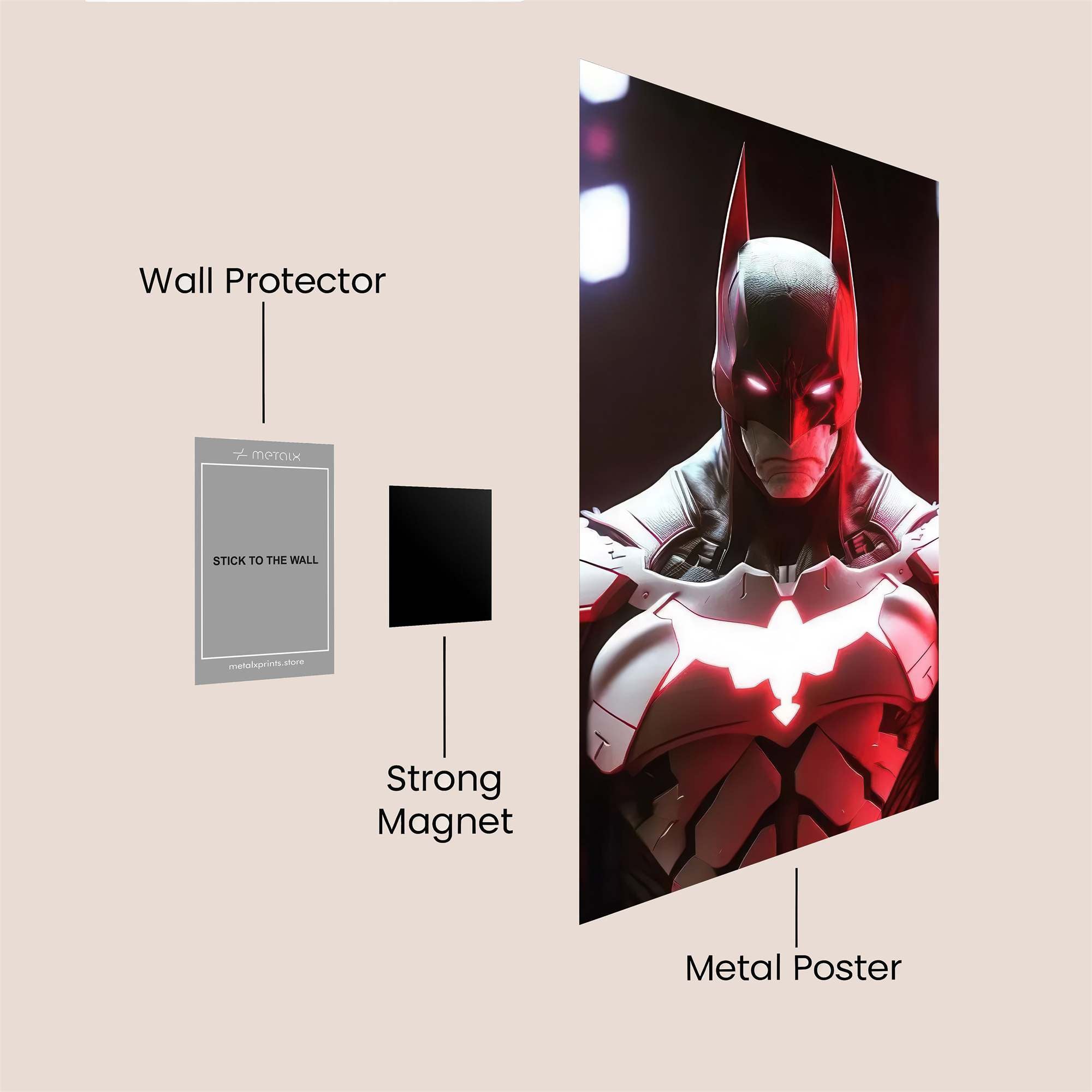 Batman Intense Safe Wall Magnetic / M