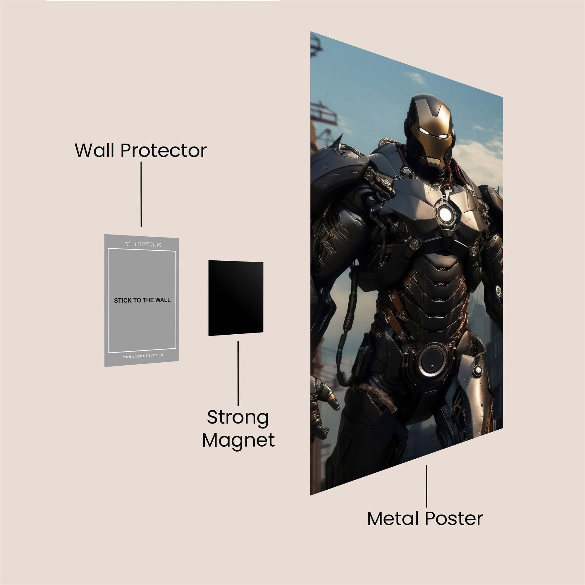 Stark Resolute Safe Wall Magnetic / M
