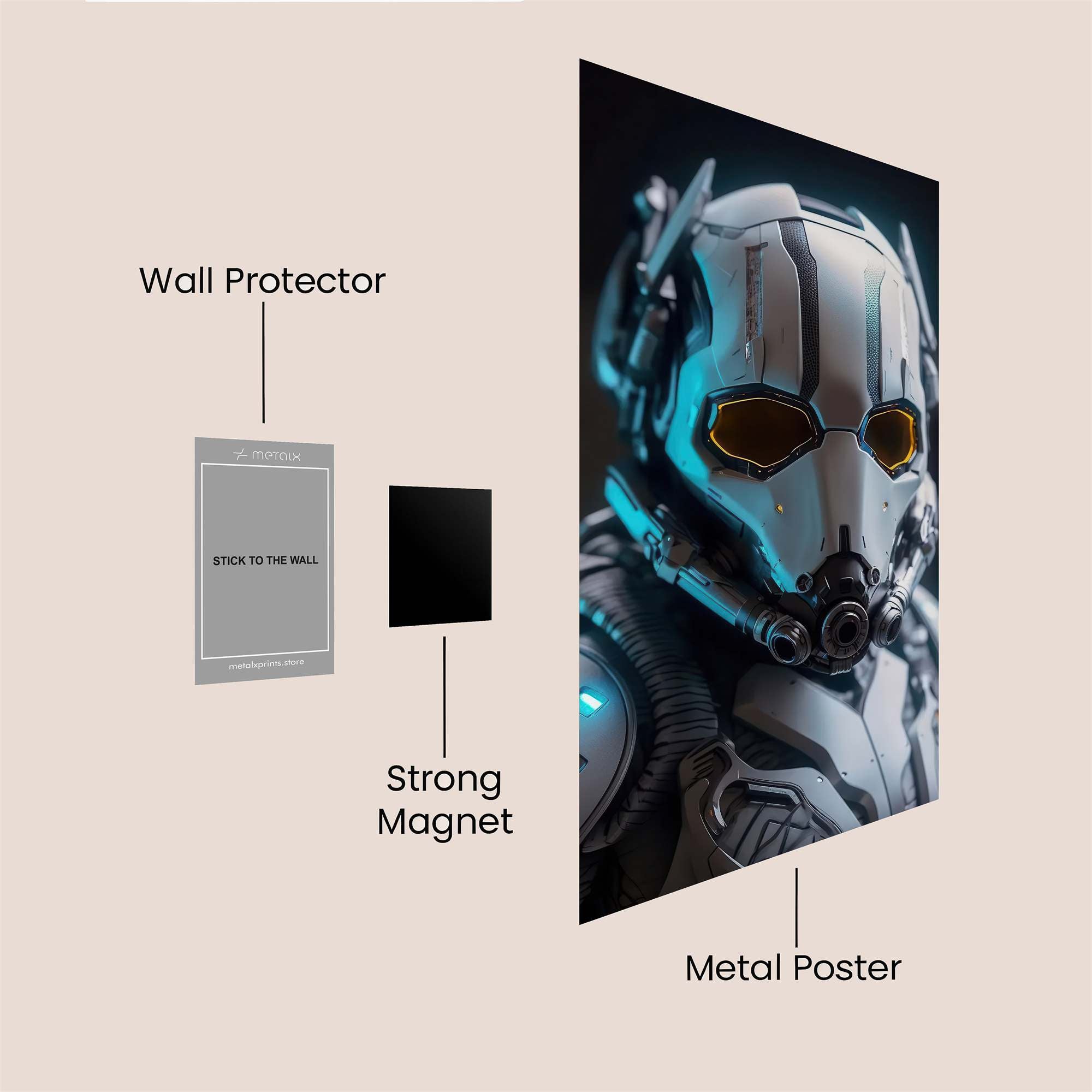 Iron Savior Safe Wall Magnetic / M