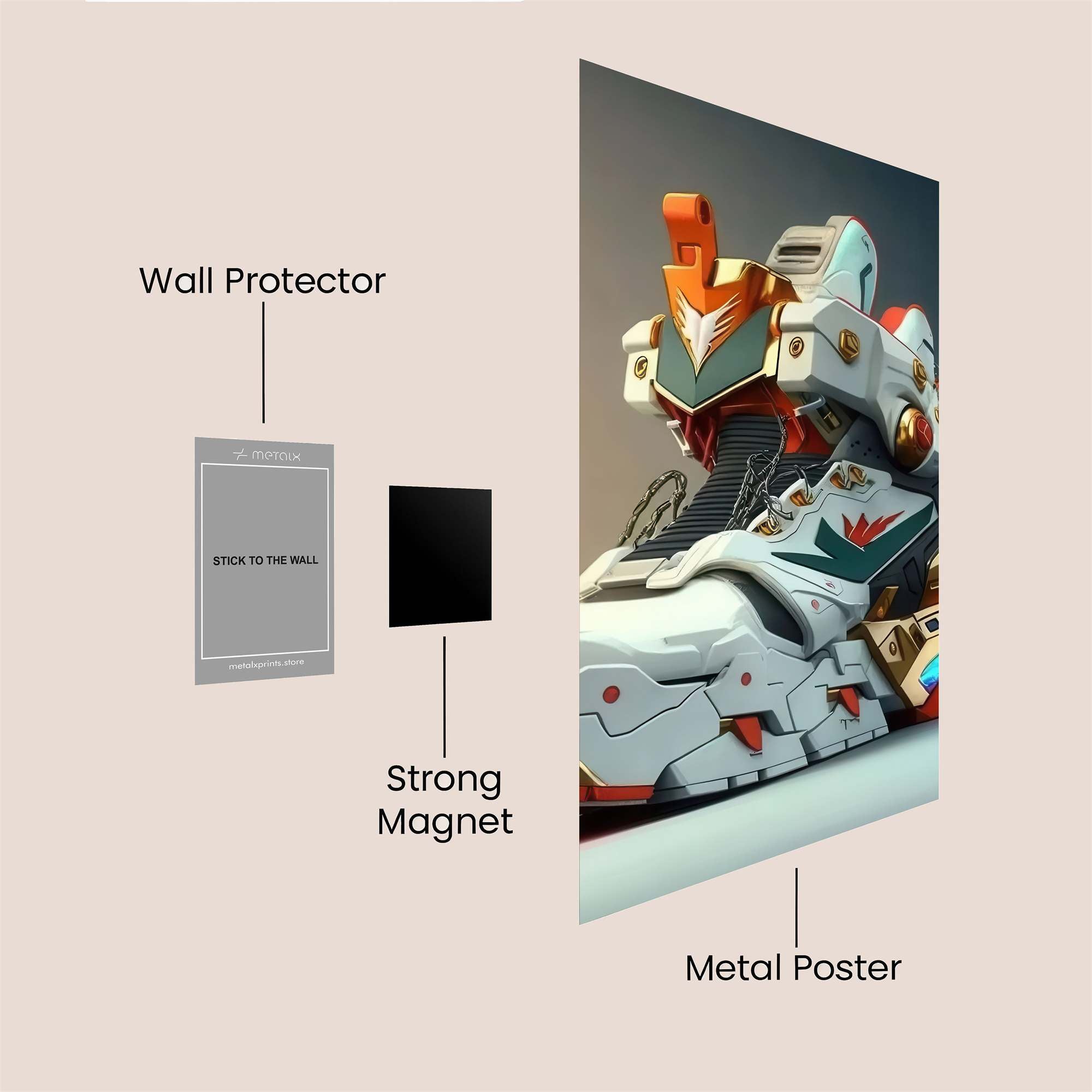 Gundam Valor Safe Wall Magnetic / M