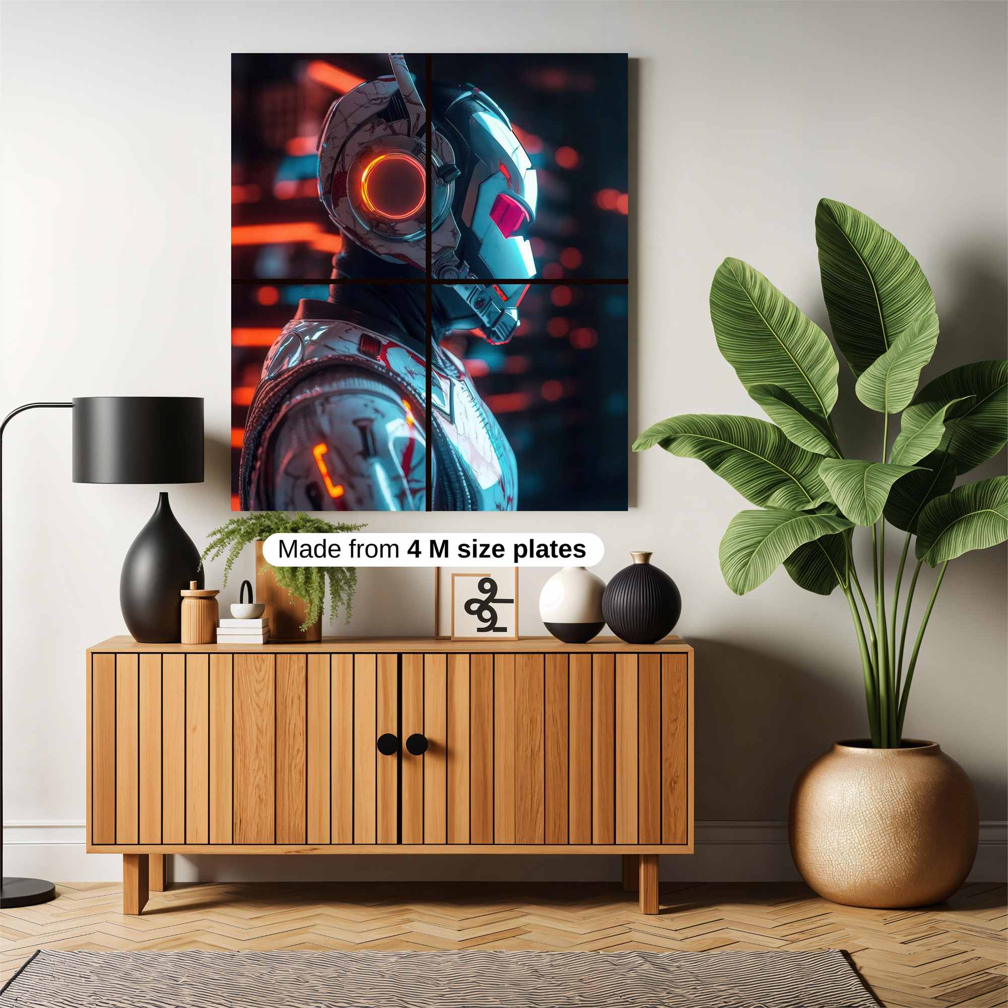 War Machine Futuristic Safe Wall Magnetic / M