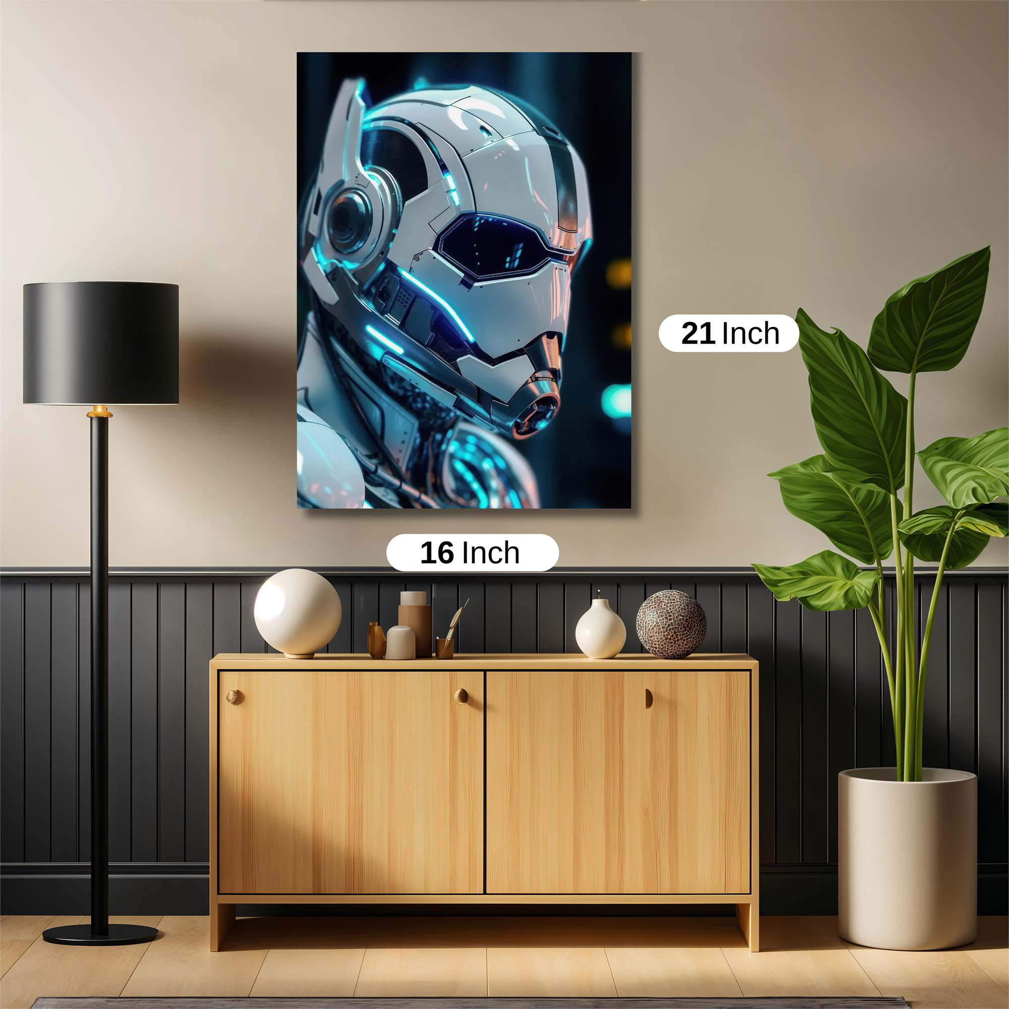 Robot Enigma Safe Wall Magnetic / M