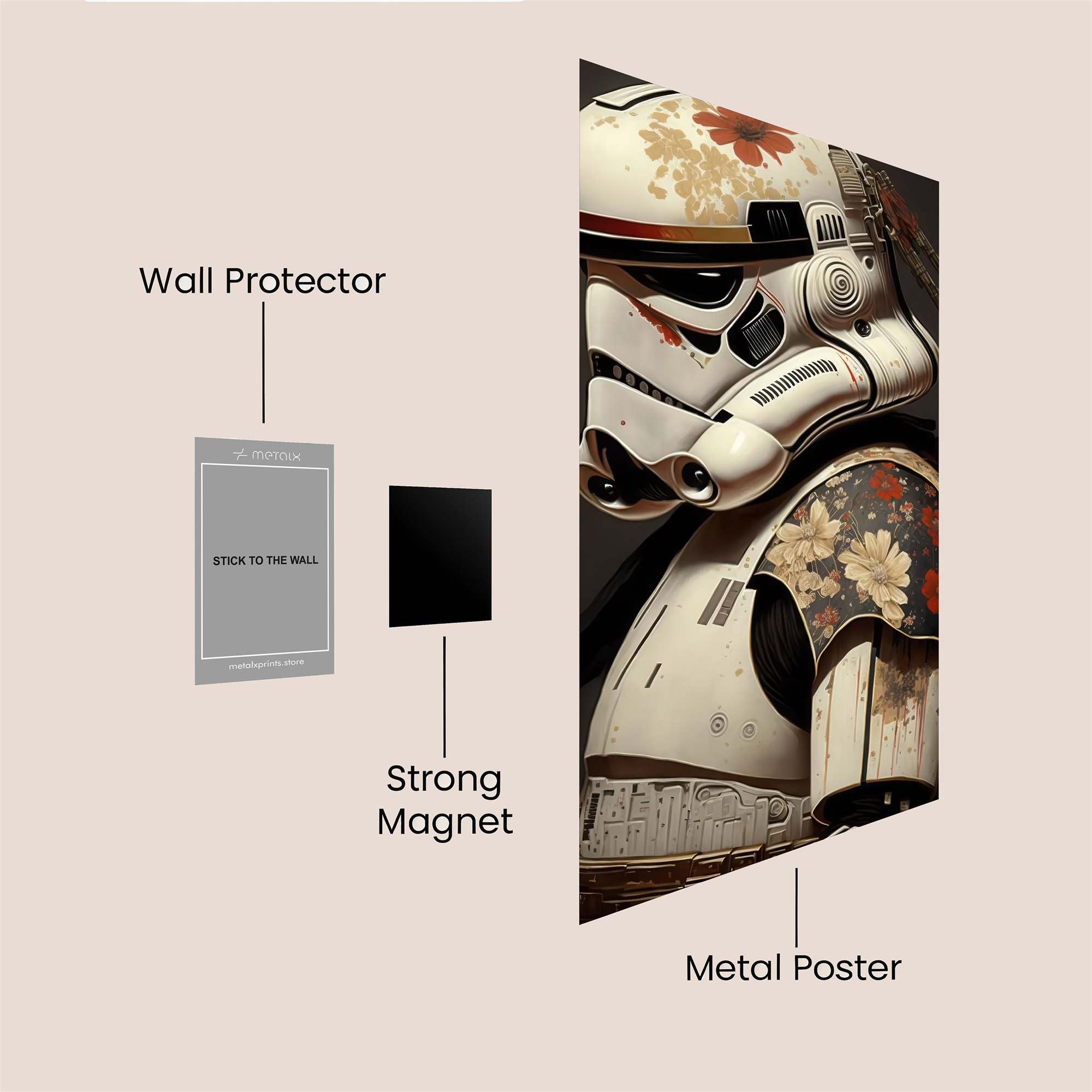 Stormtrooper Serenity Safe Wall Magnetic / M