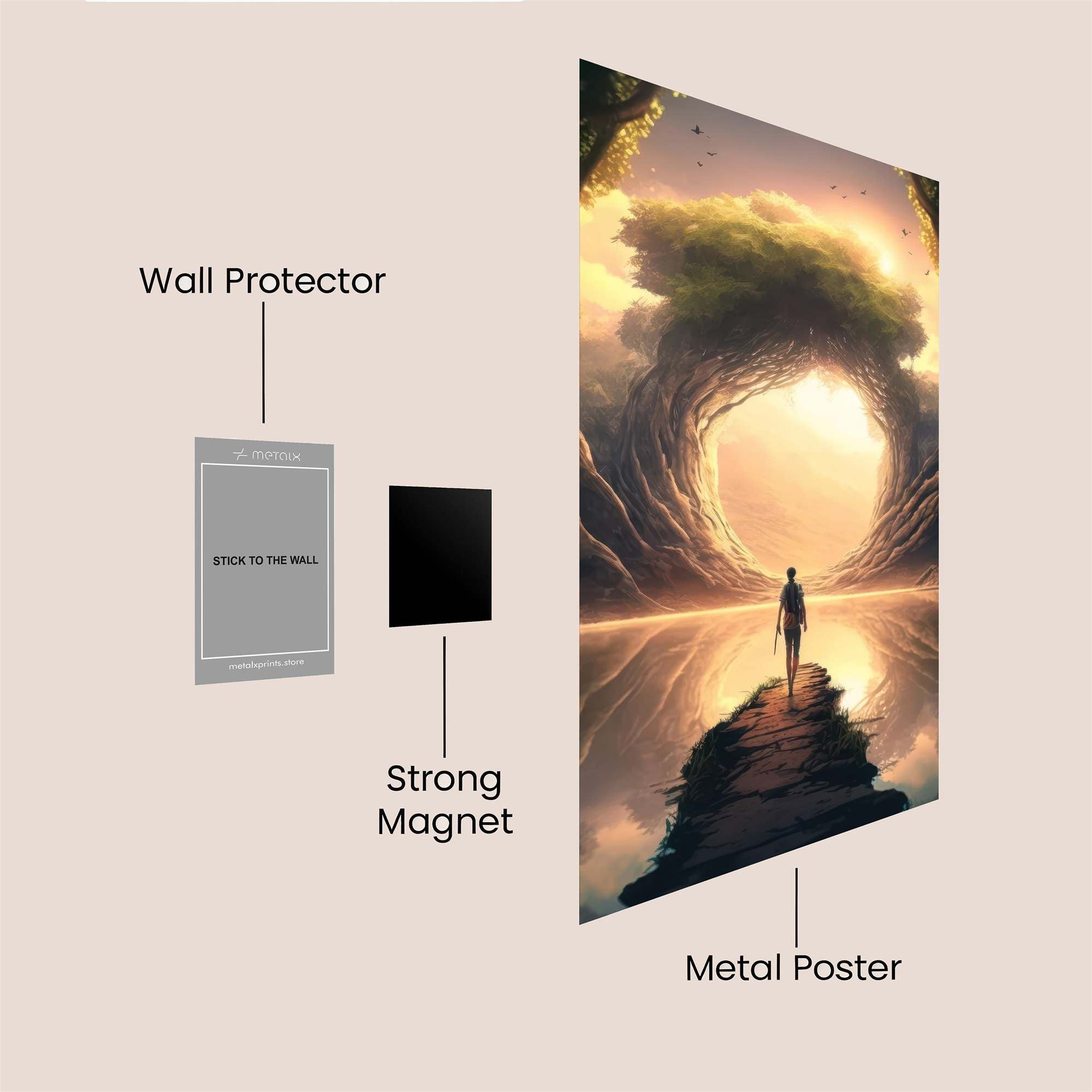 Journey Serene Safe Wall Magnetic / M