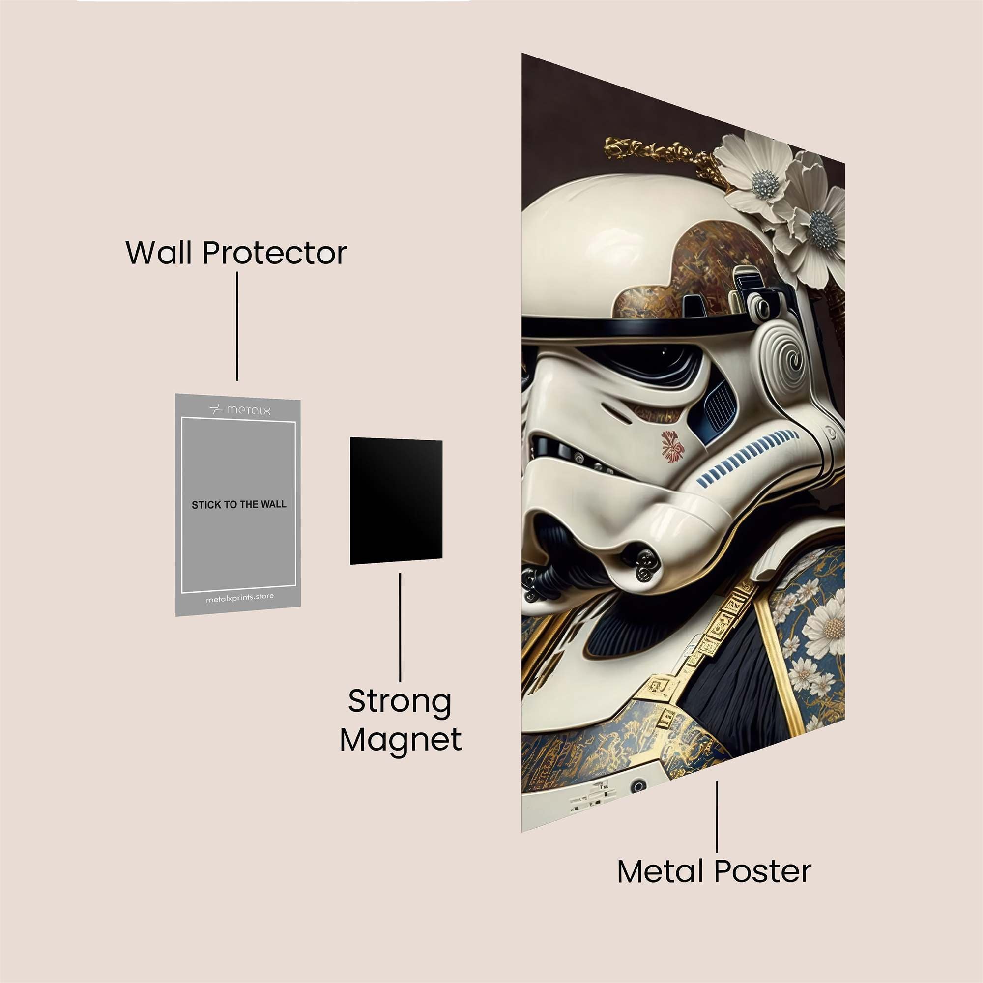 Samurai Serenity Safe Wall Magnetic / M
