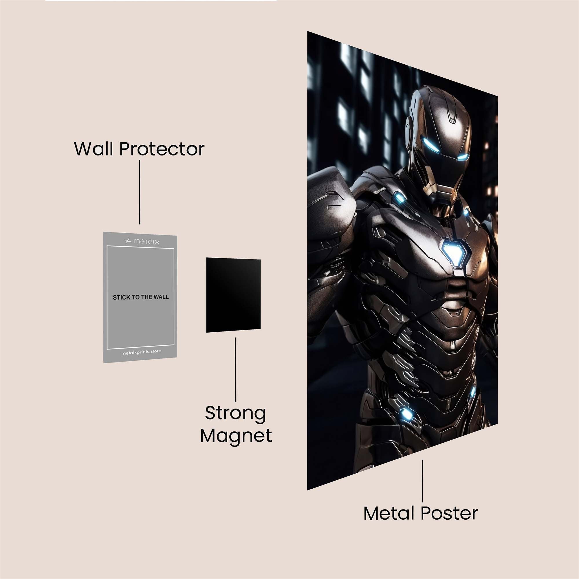 Ironman Resolute Safe Wall Magnetic / M