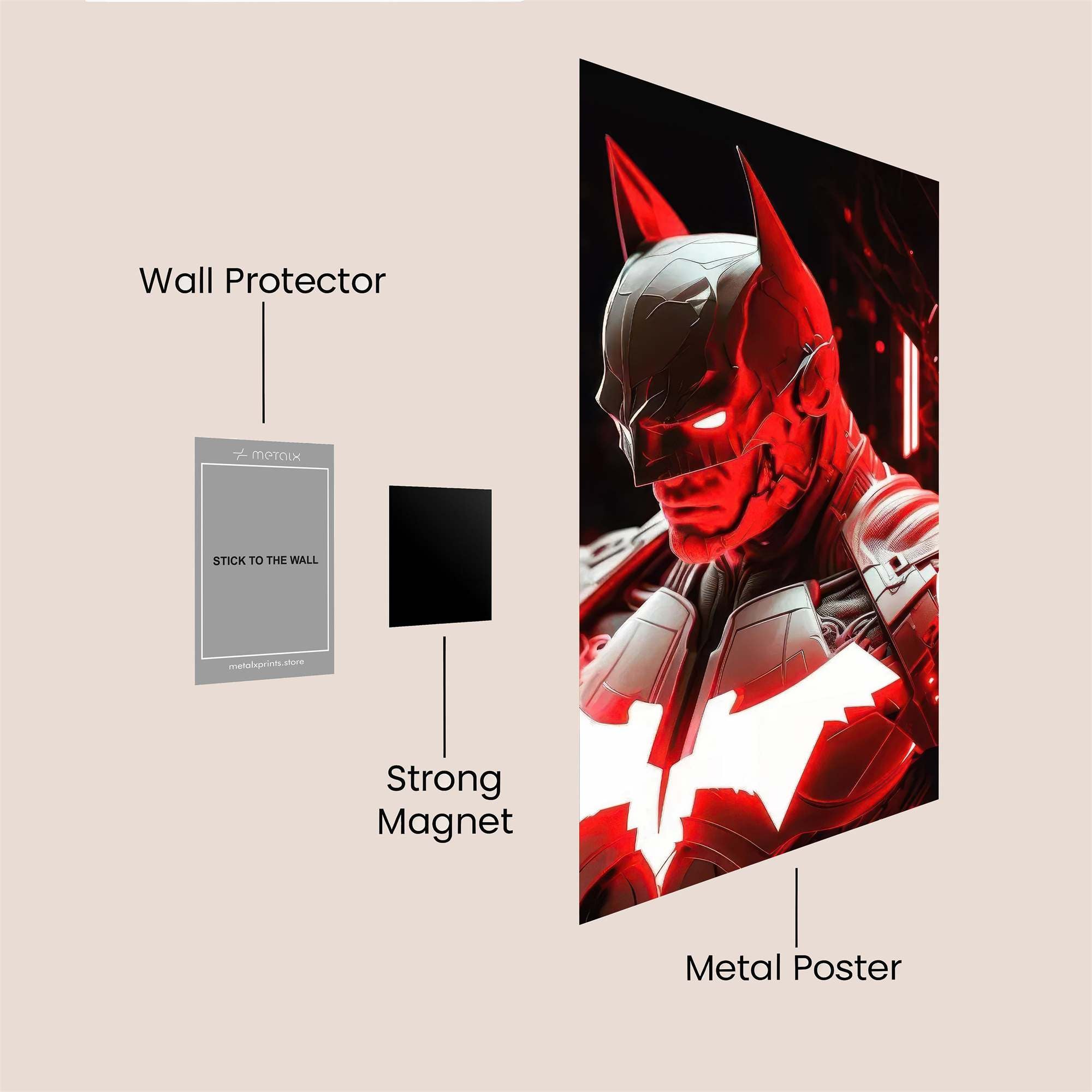 Batman Menace Safe Wall Magnetic / M
