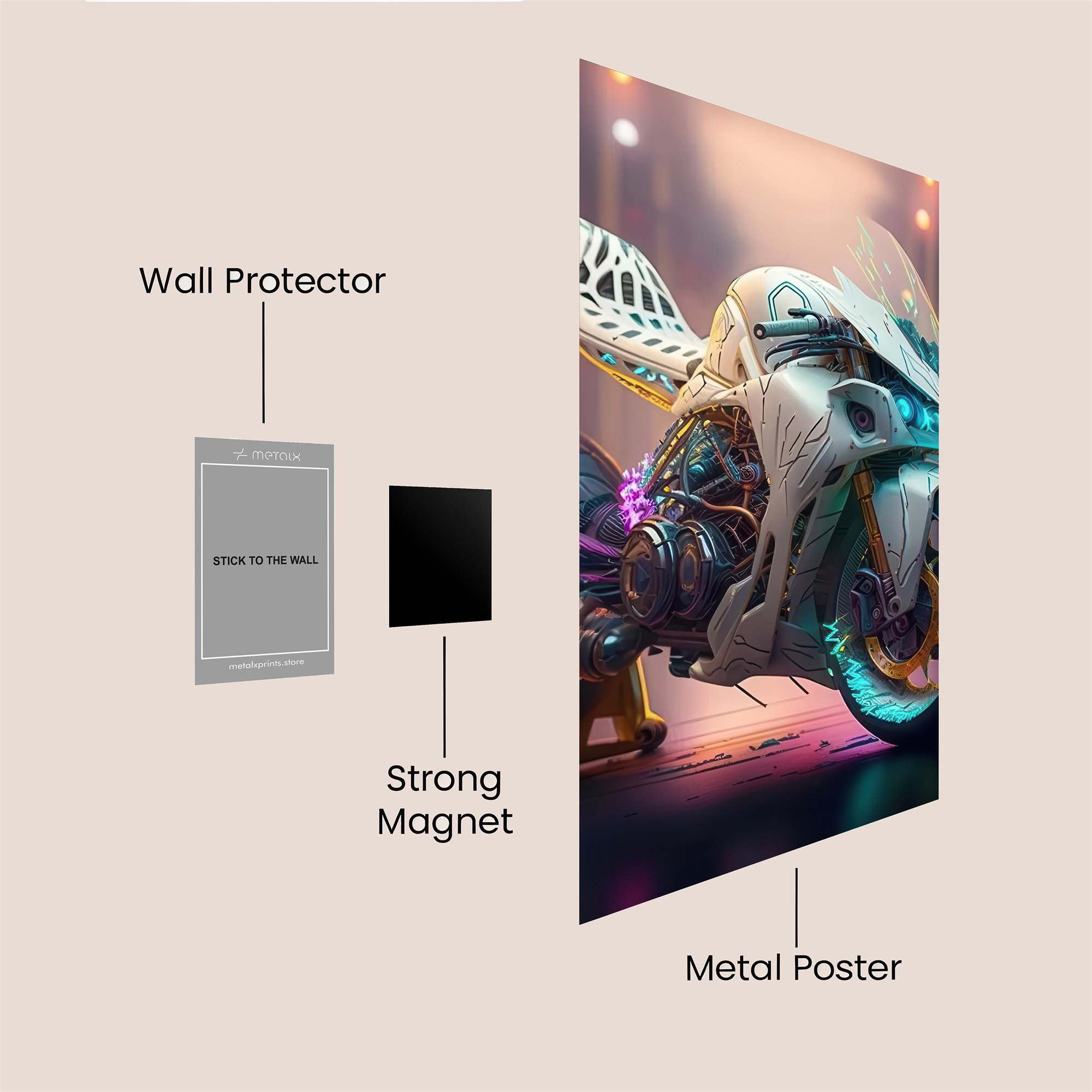 Cyber Pulse Safe Wall Magnetic / M
