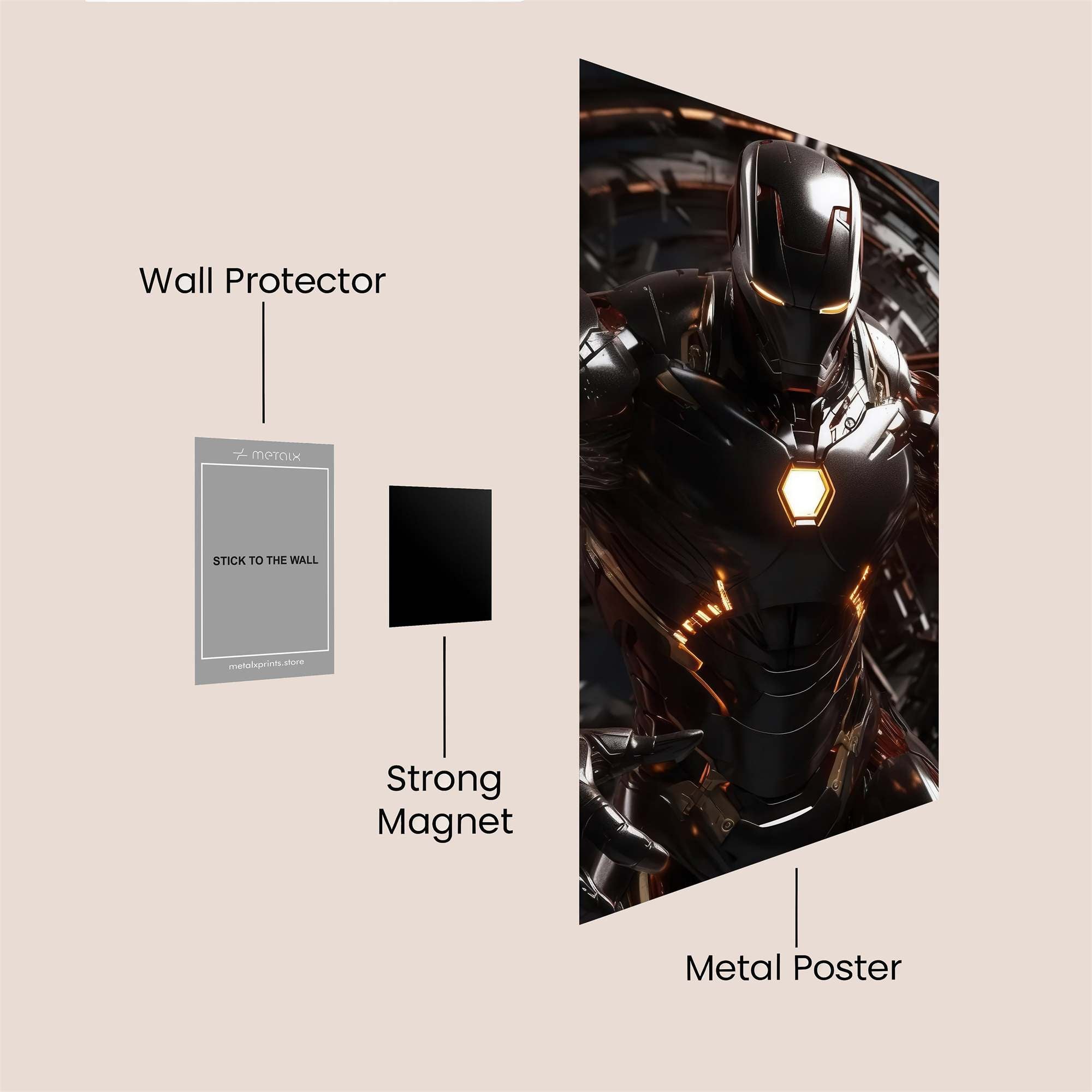Iron Resolve Safe Wall Magnetic / M