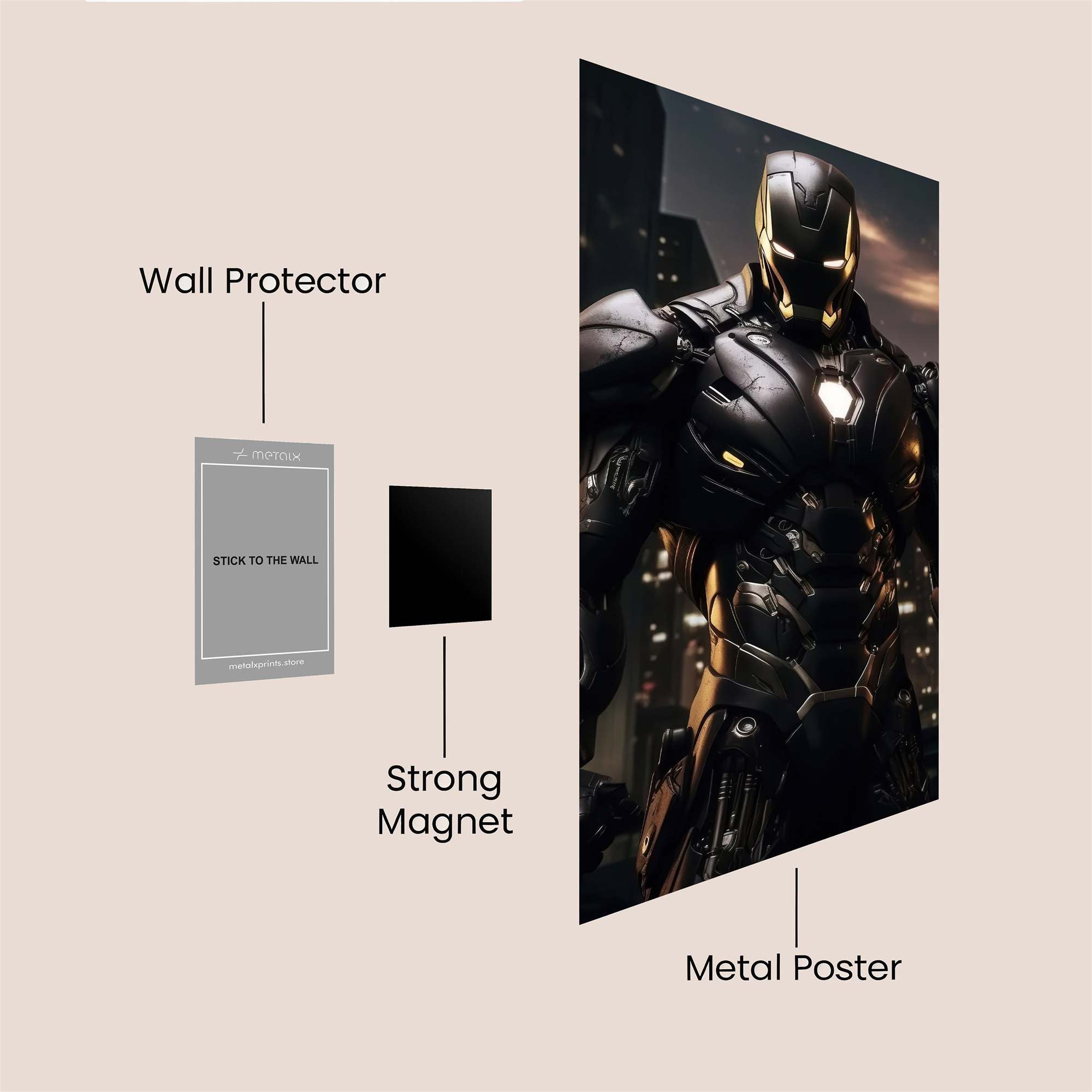 Iron Resolve Safe Wall Magnetic / M