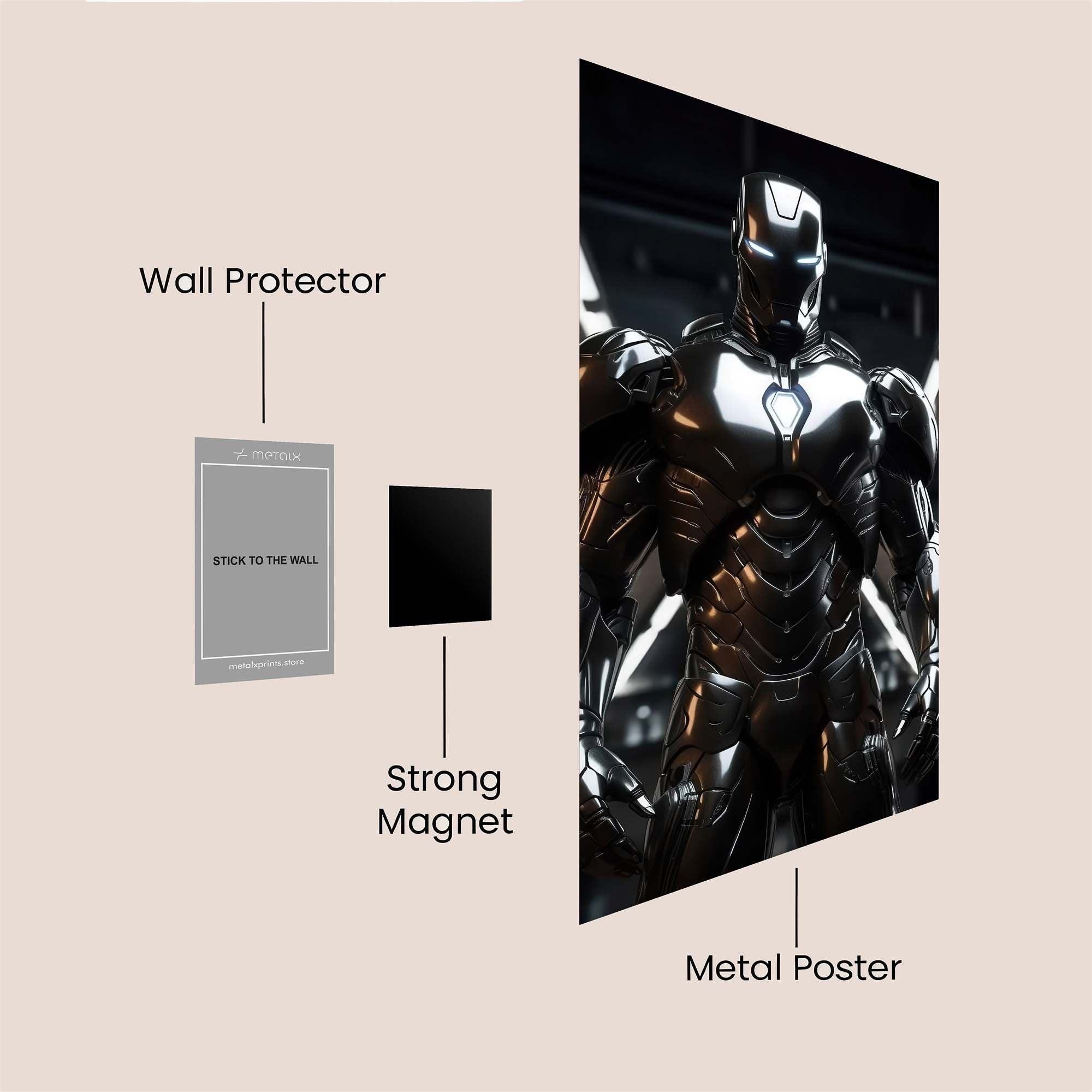 Iron Resolve Safe Wall Magnetic / M