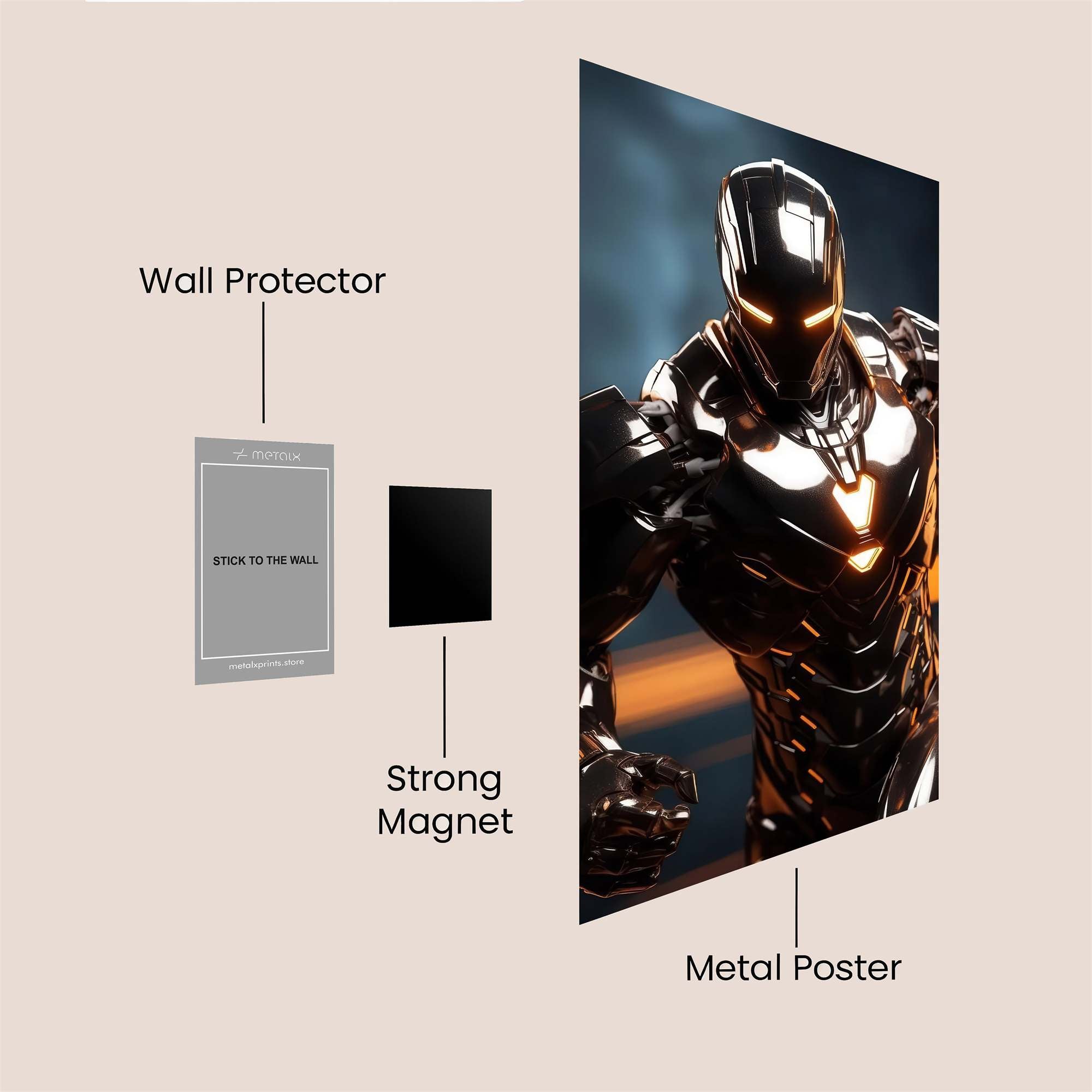Iron Resolve Safe Wall Magnetic / M