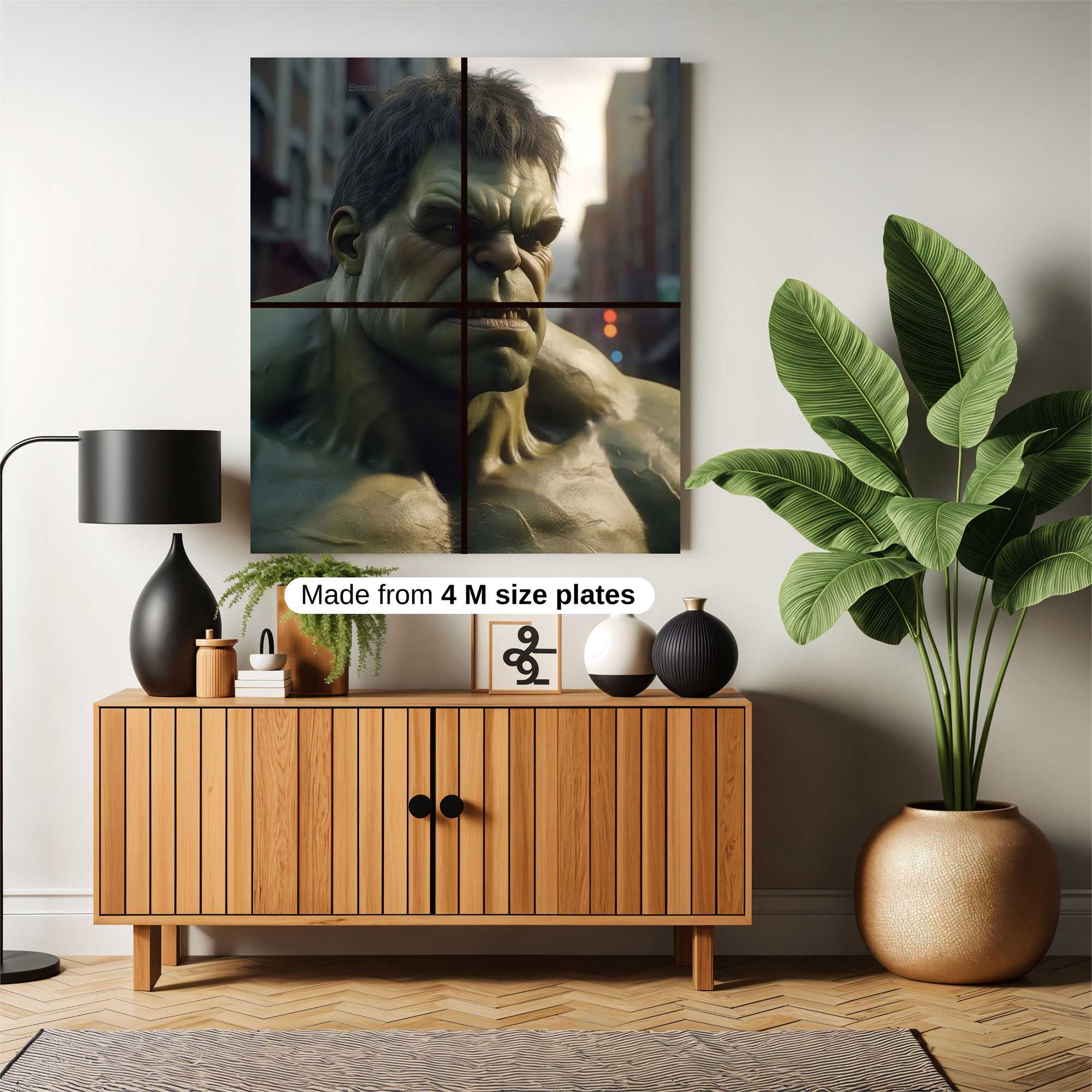 Hulk Brooding Safe Wall Magnetic / M