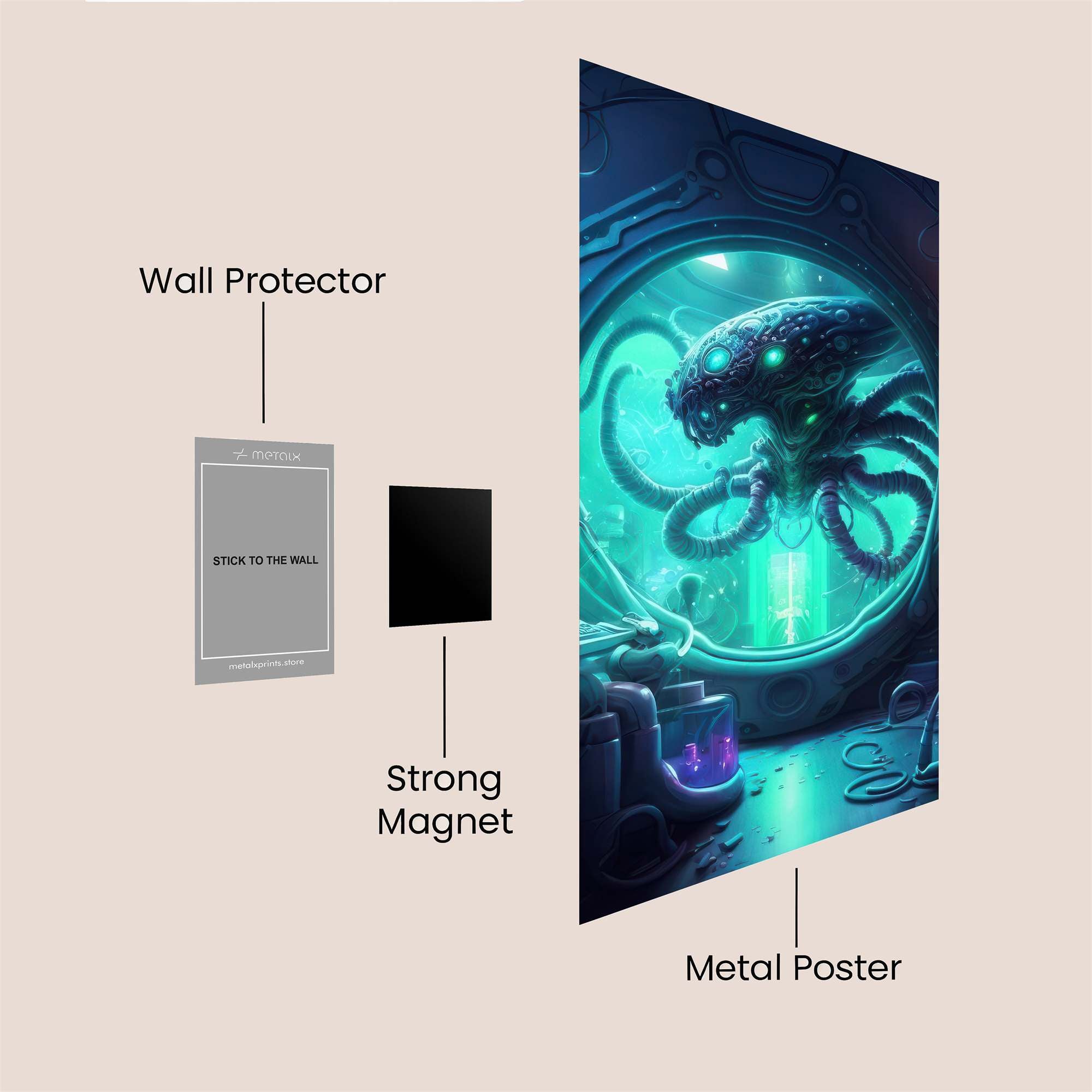 Xenomorph Enigma Safe Wall Magnetic / M