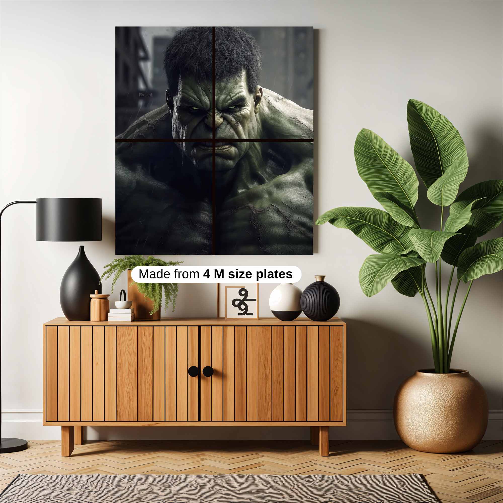 Hulk Ferocity Safe Wall Magnetic / M