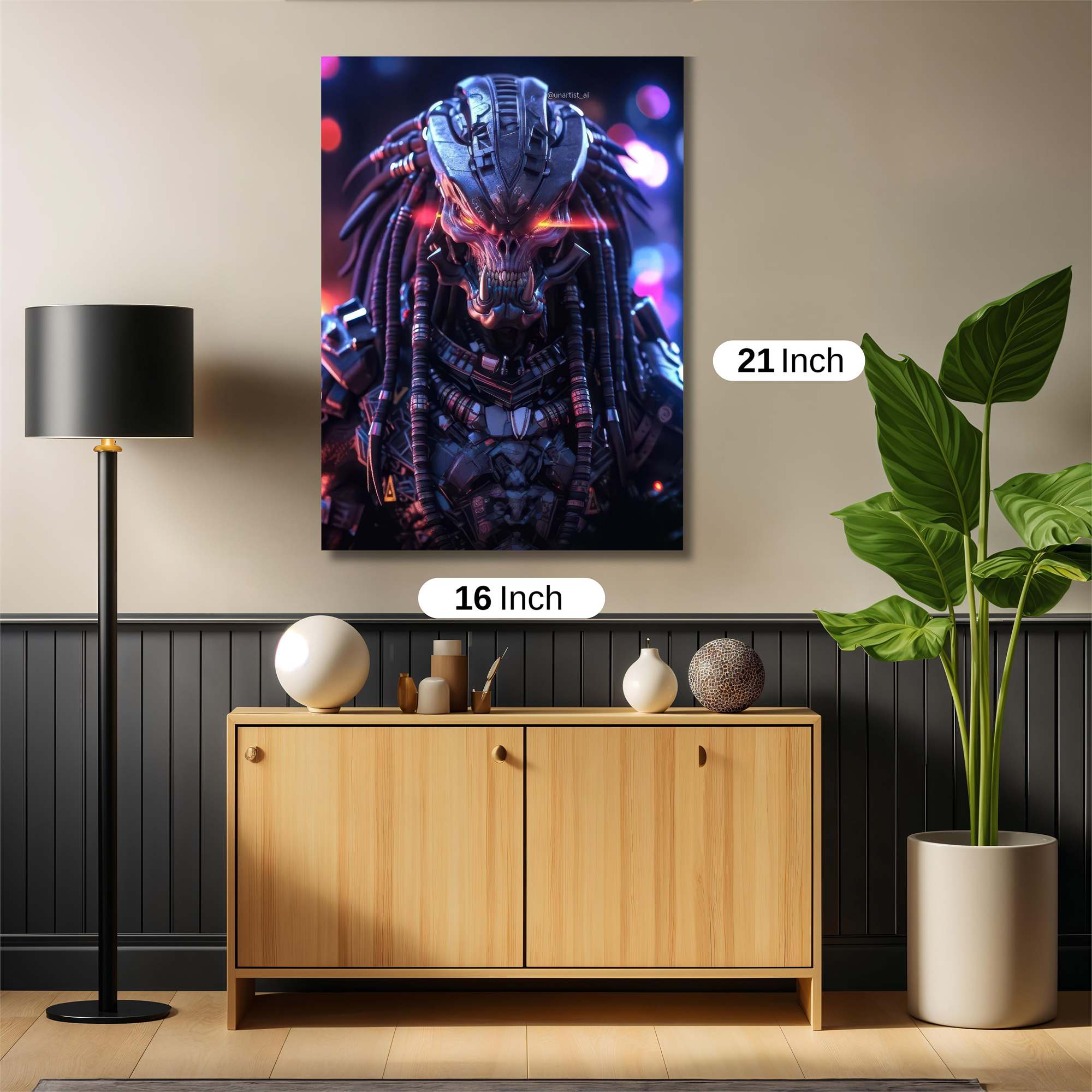 Predator Menace Safe Wall Magnetic / M
