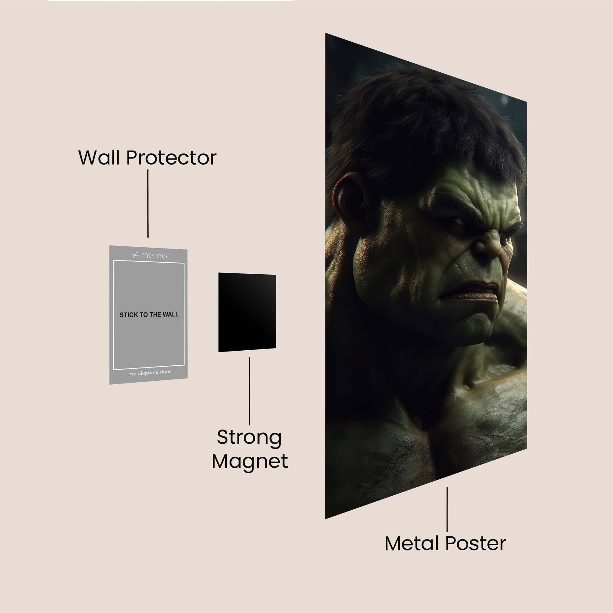 Hulk Intense Safe Wall Magnetic / M