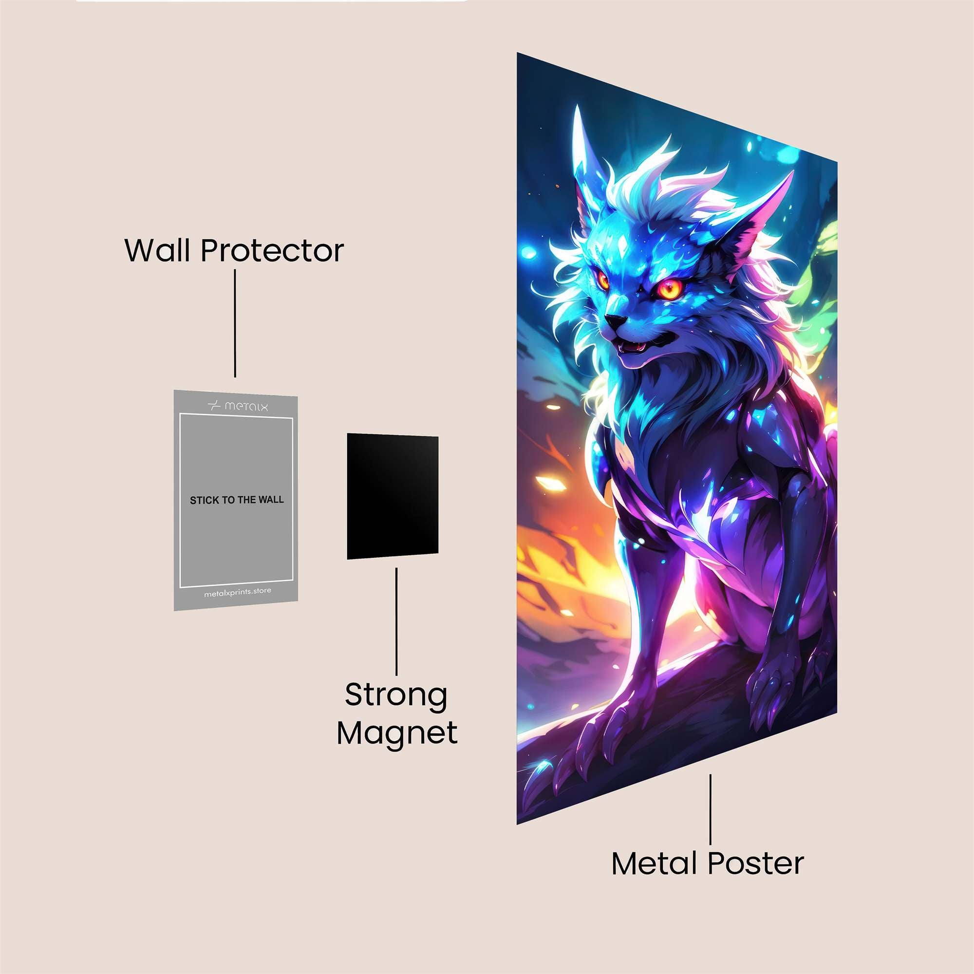 Lunar Mystic Safe Wall Magnetic / M