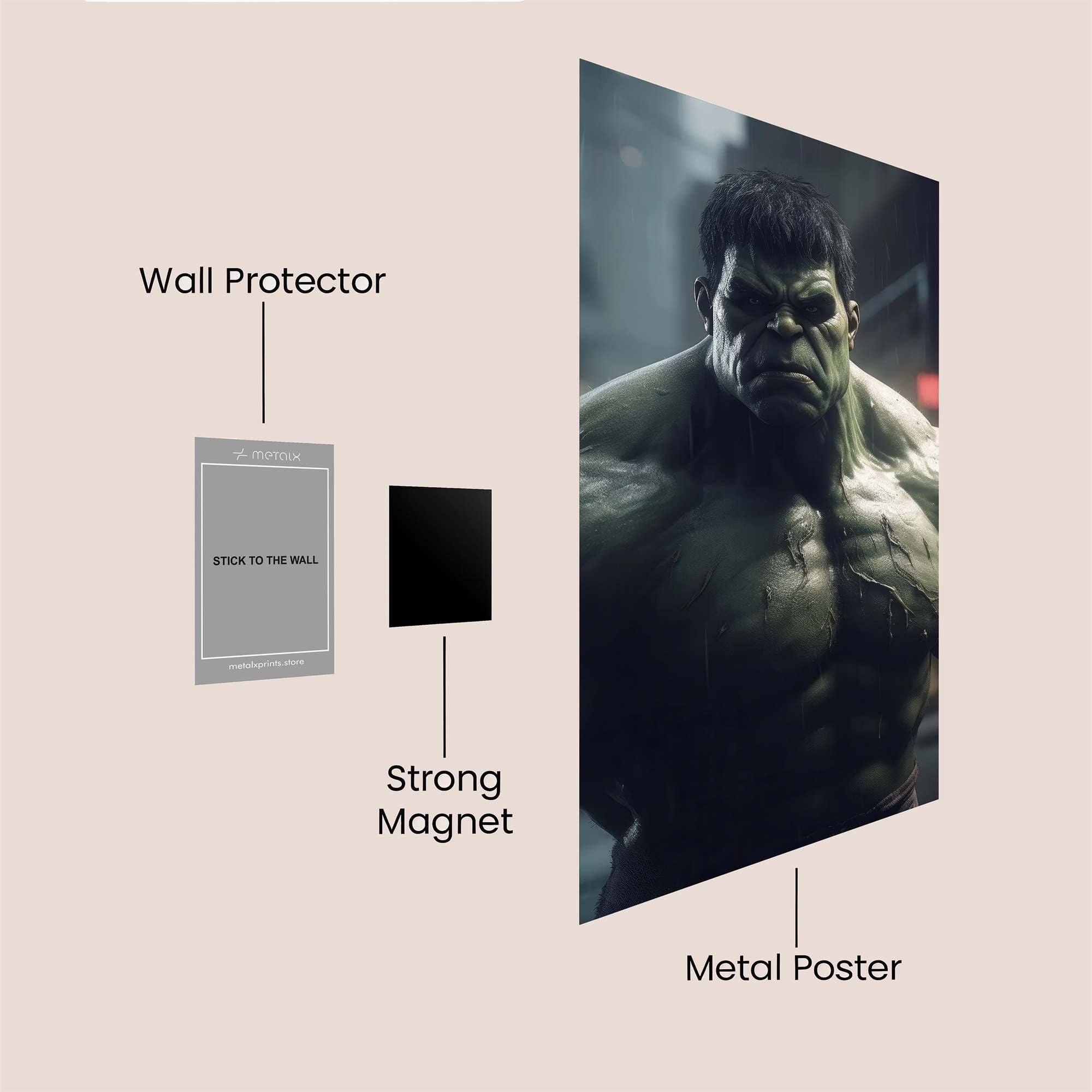 Hulk Intense Safe Wall Magnetic / M