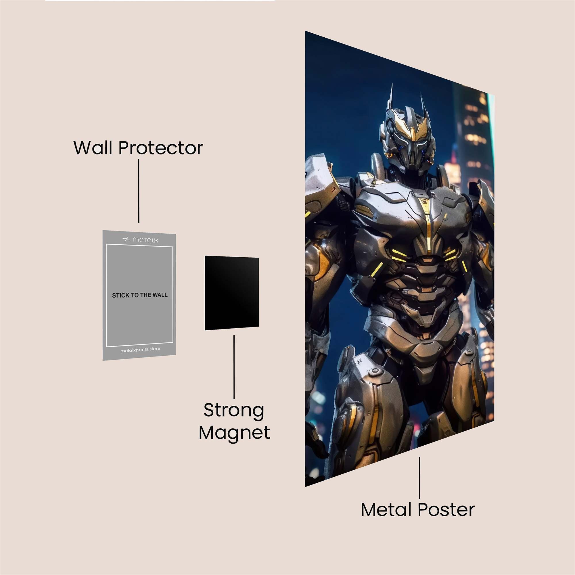Batman Menace Safe Wall Magnetic / M