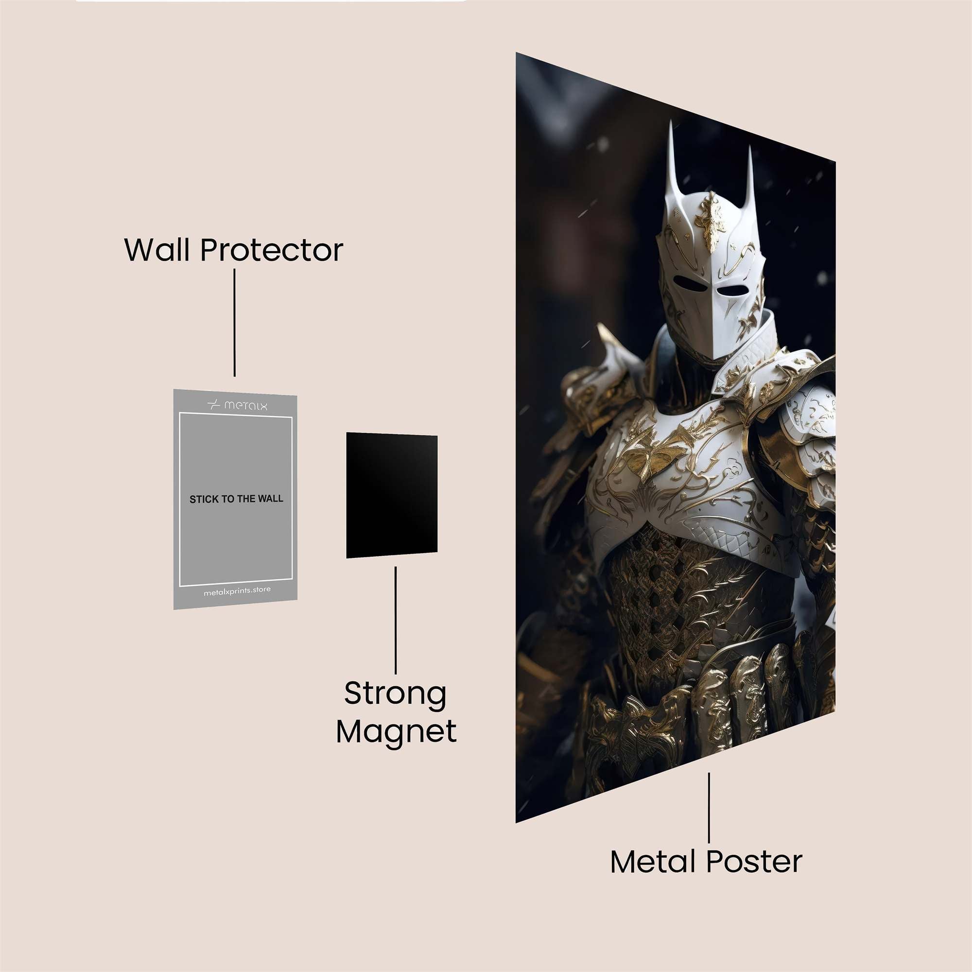 Knightly Elegance Safe Wall Magnetic / M
