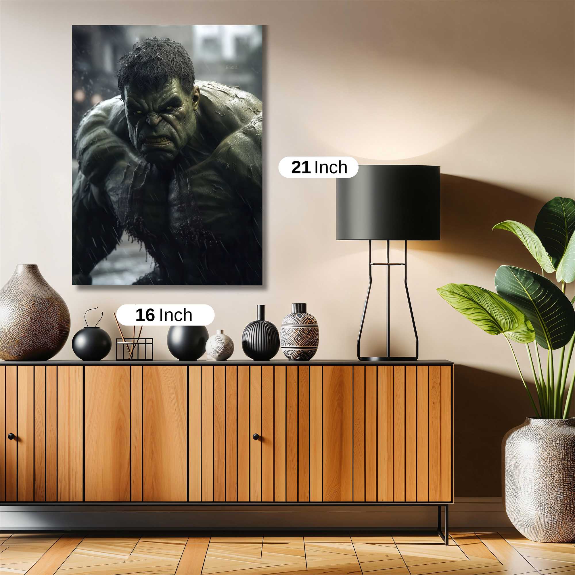 Hulk Ferocious Safe Wall Magnetic / M