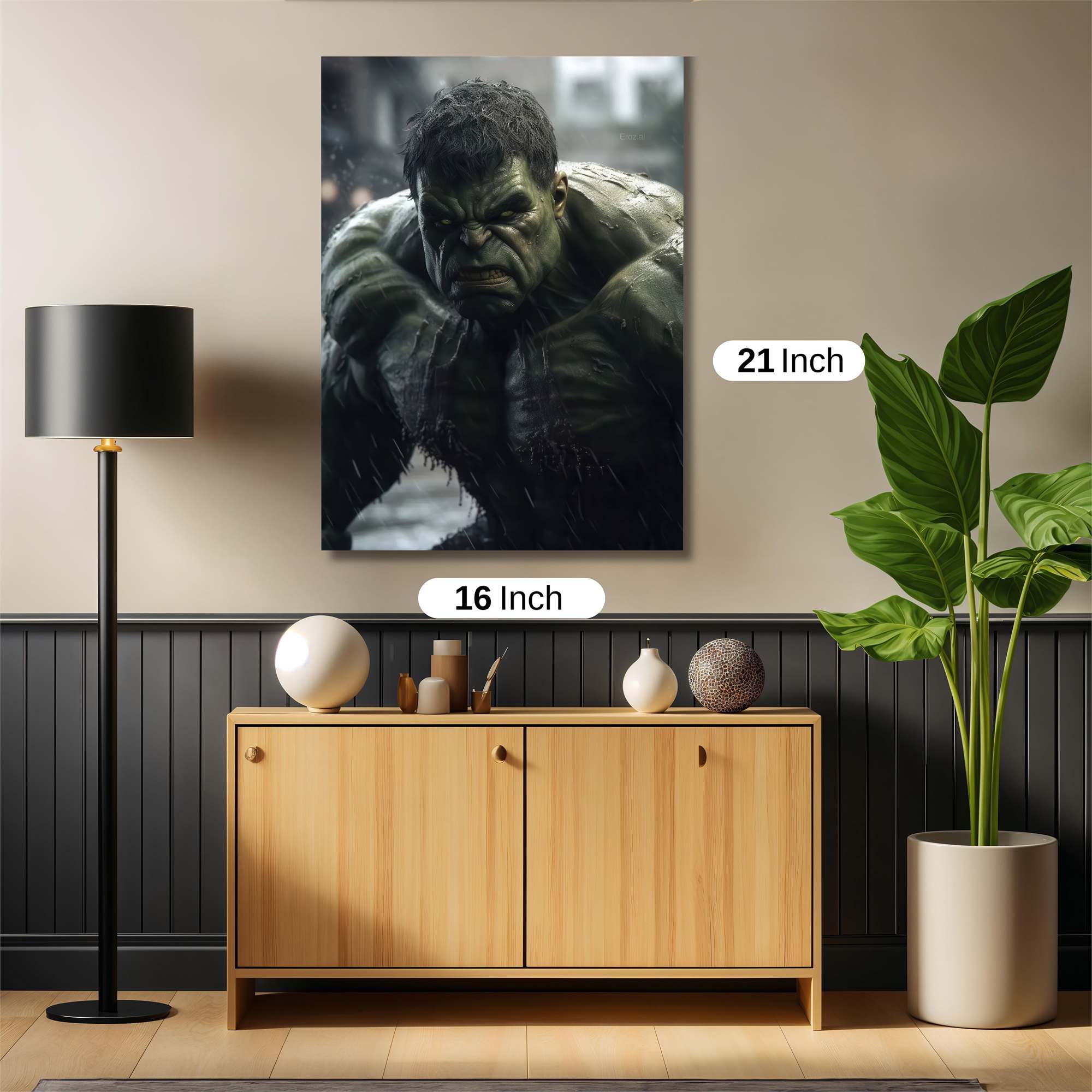 Hulk Ferocious Safe Wall Magnetic / M