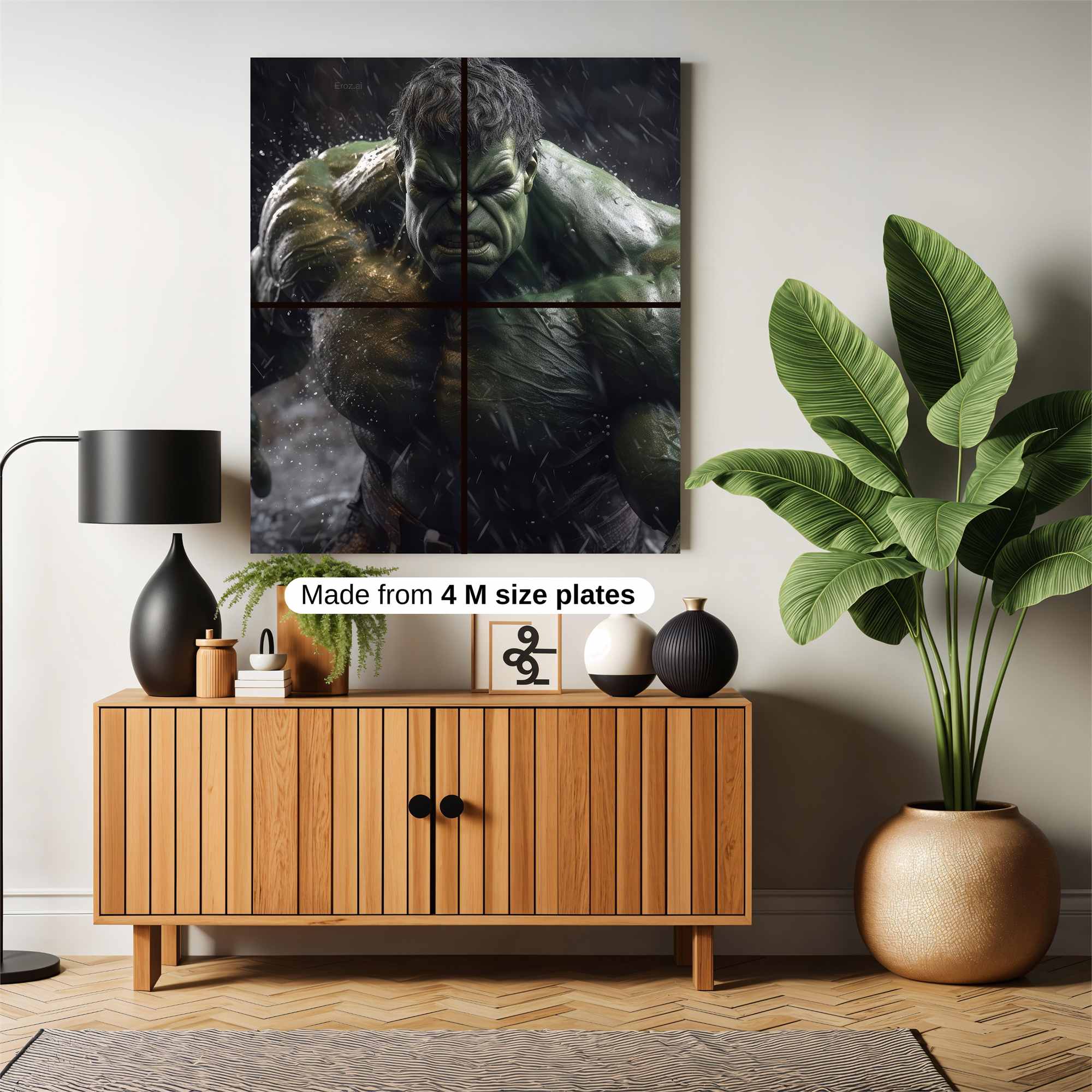 Hulk Ferocious Safe Wall Magnetic / M