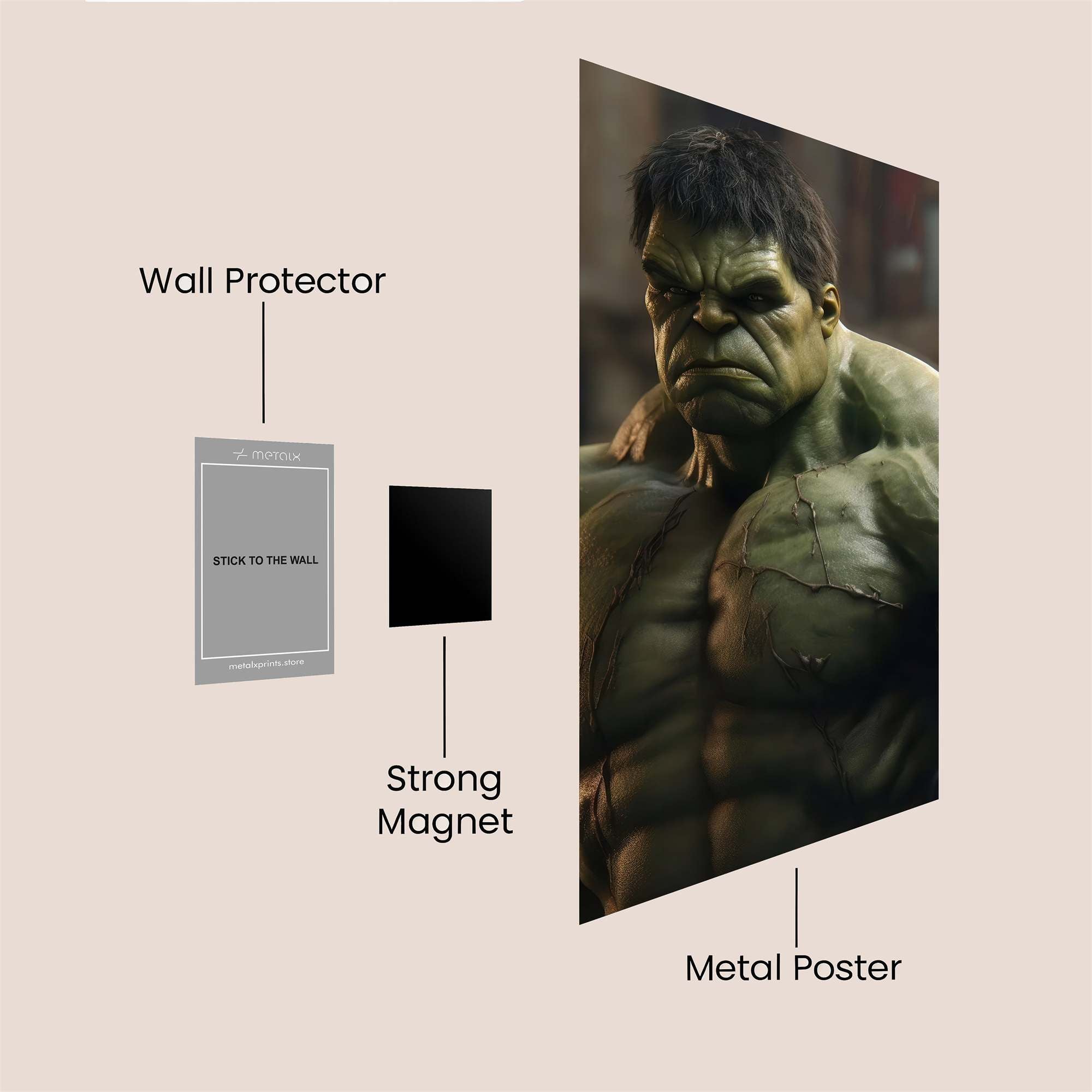 Hulk Intense Safe Wall Magnetic / M