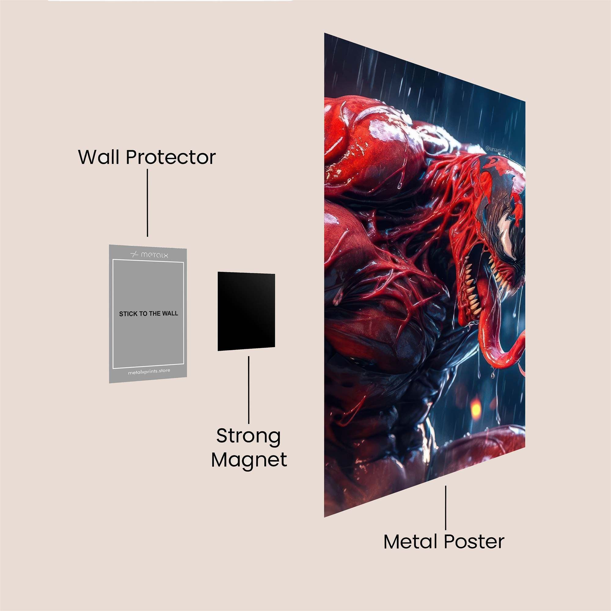 Carnage Unleashed Safe Wall Magnetic / M