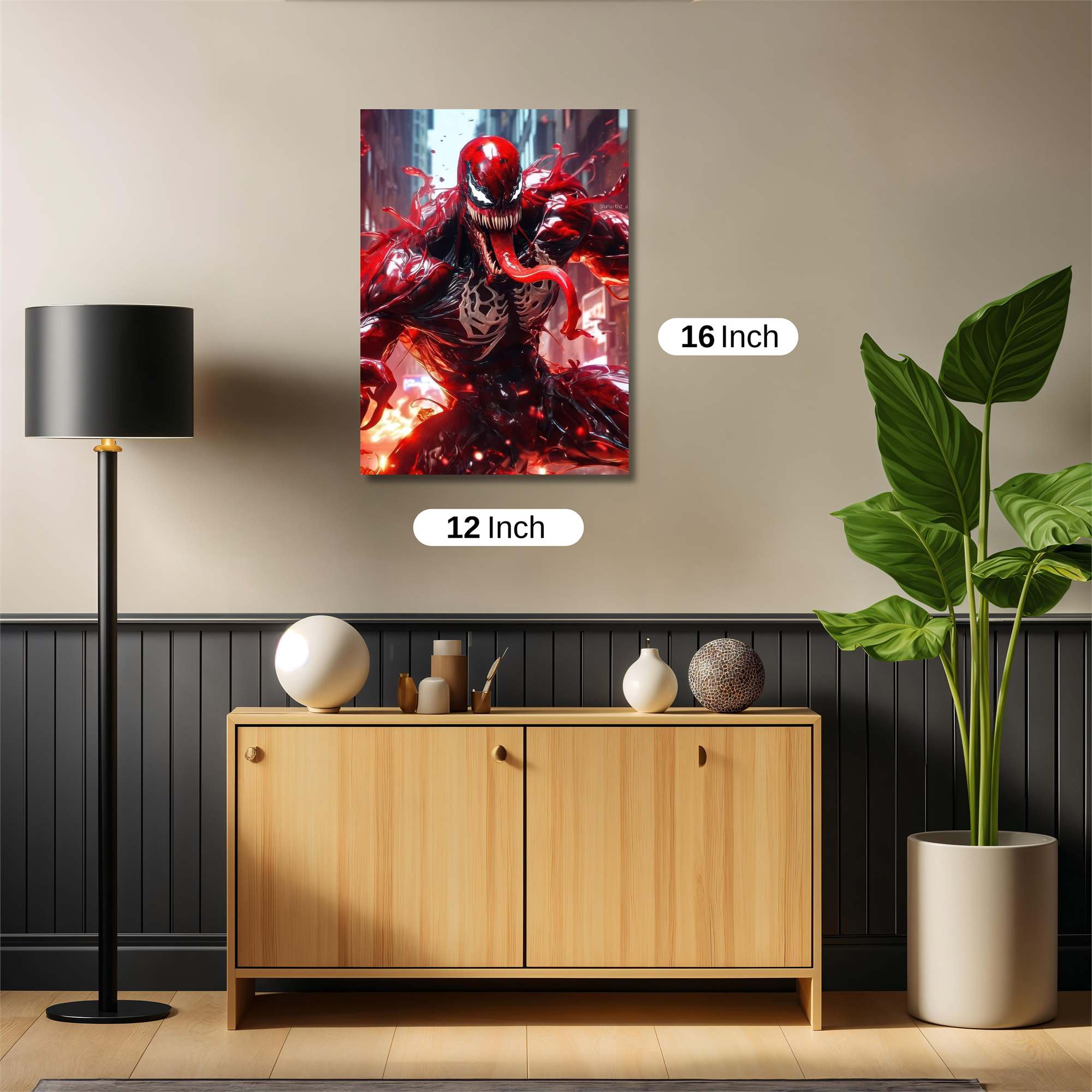 Venom Frenzy Safe Wall Magnetic / M