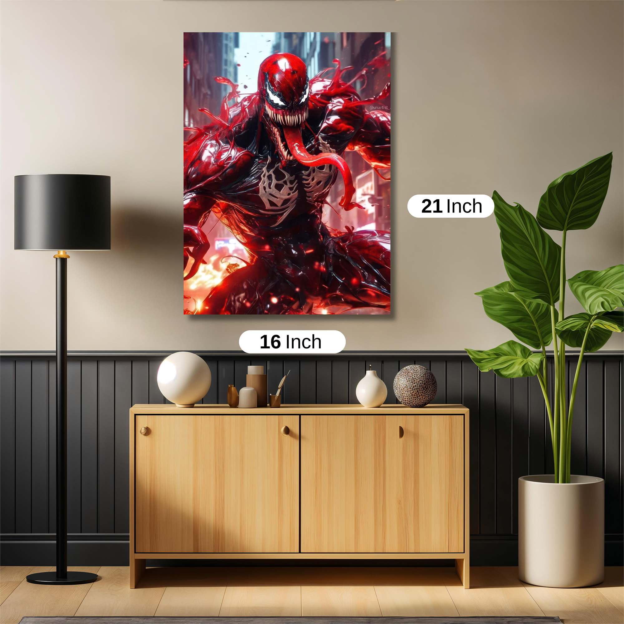 Venom Frenzy Safe Wall Magnetic / M