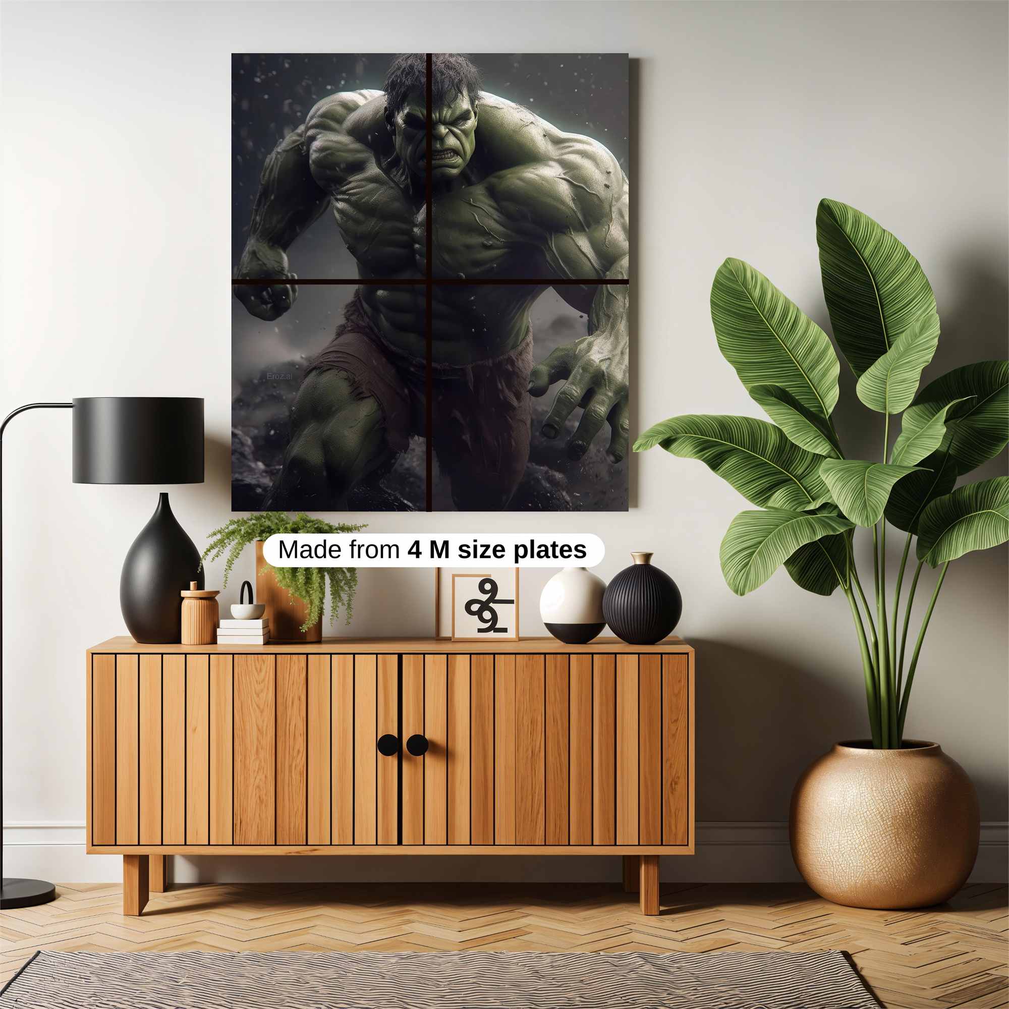 Hulk Rampage Safe Wall Magnetic / M