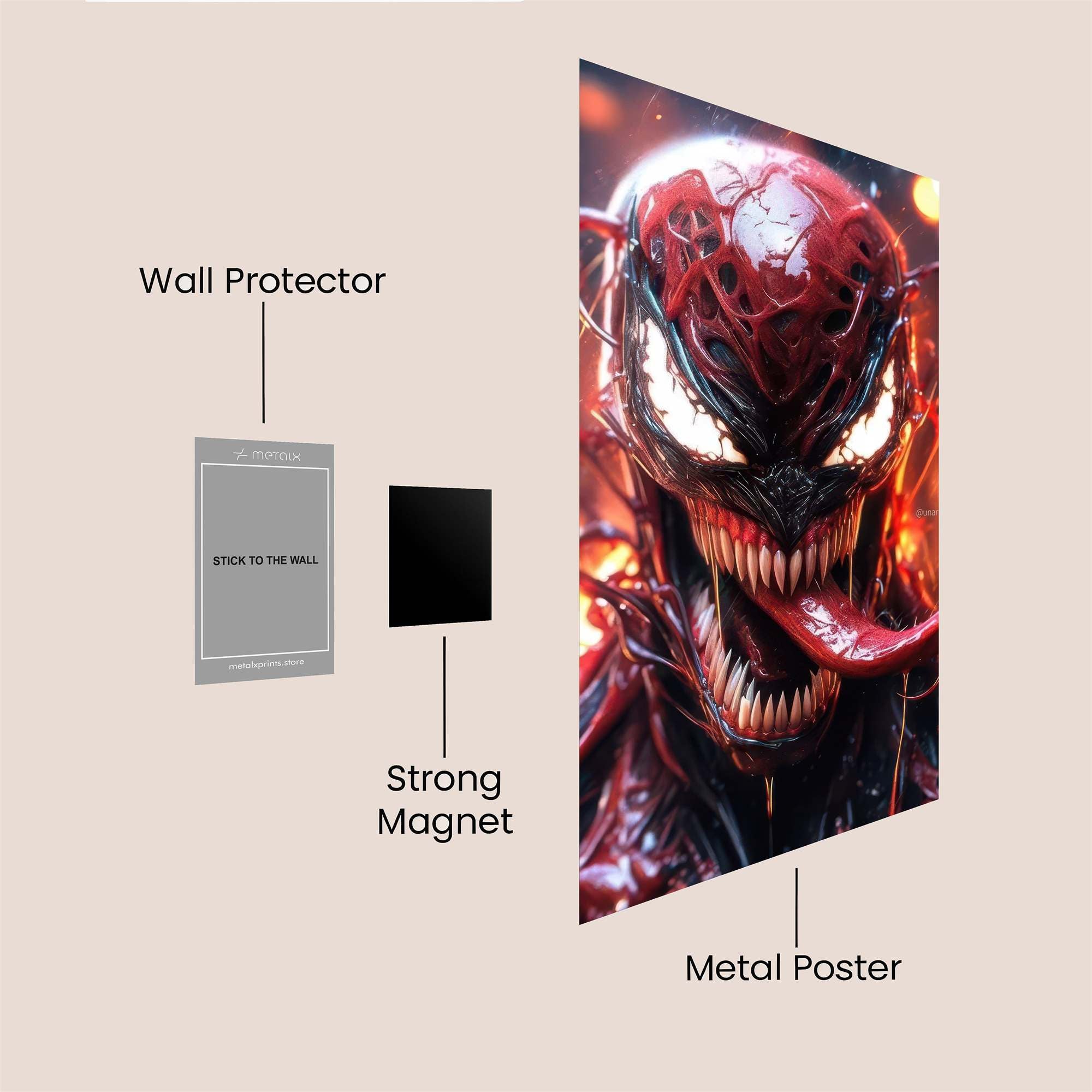 Carnage Unleashed Safe Wall Magnetic / M